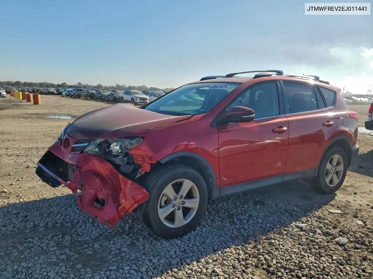 JTMWFREV2EJ011441 2014 Toyota Rav4 Xle