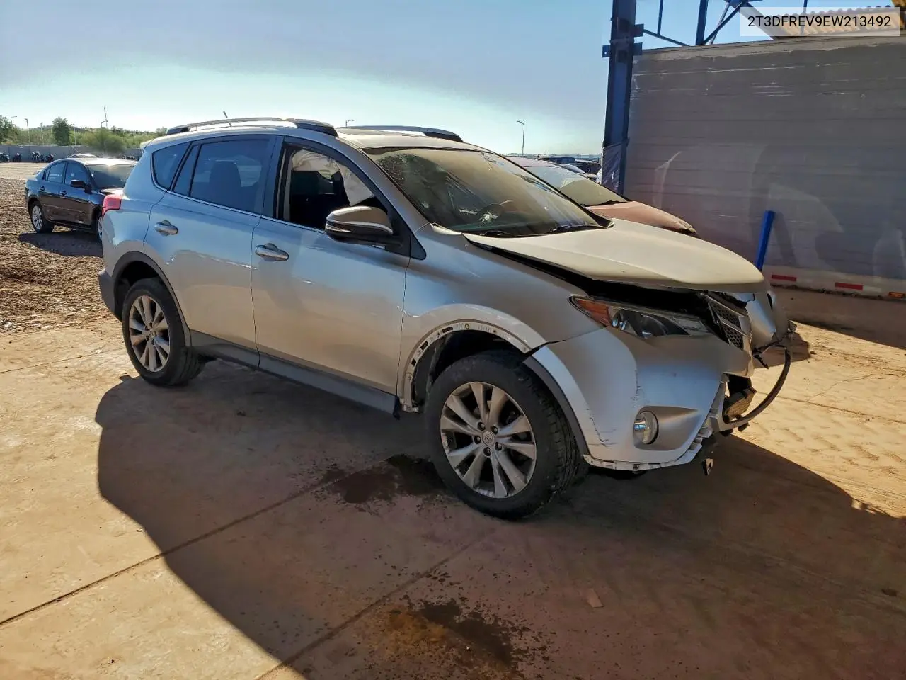 2T3DFREV9EW213492 2014 Toyota Rav4 Limited