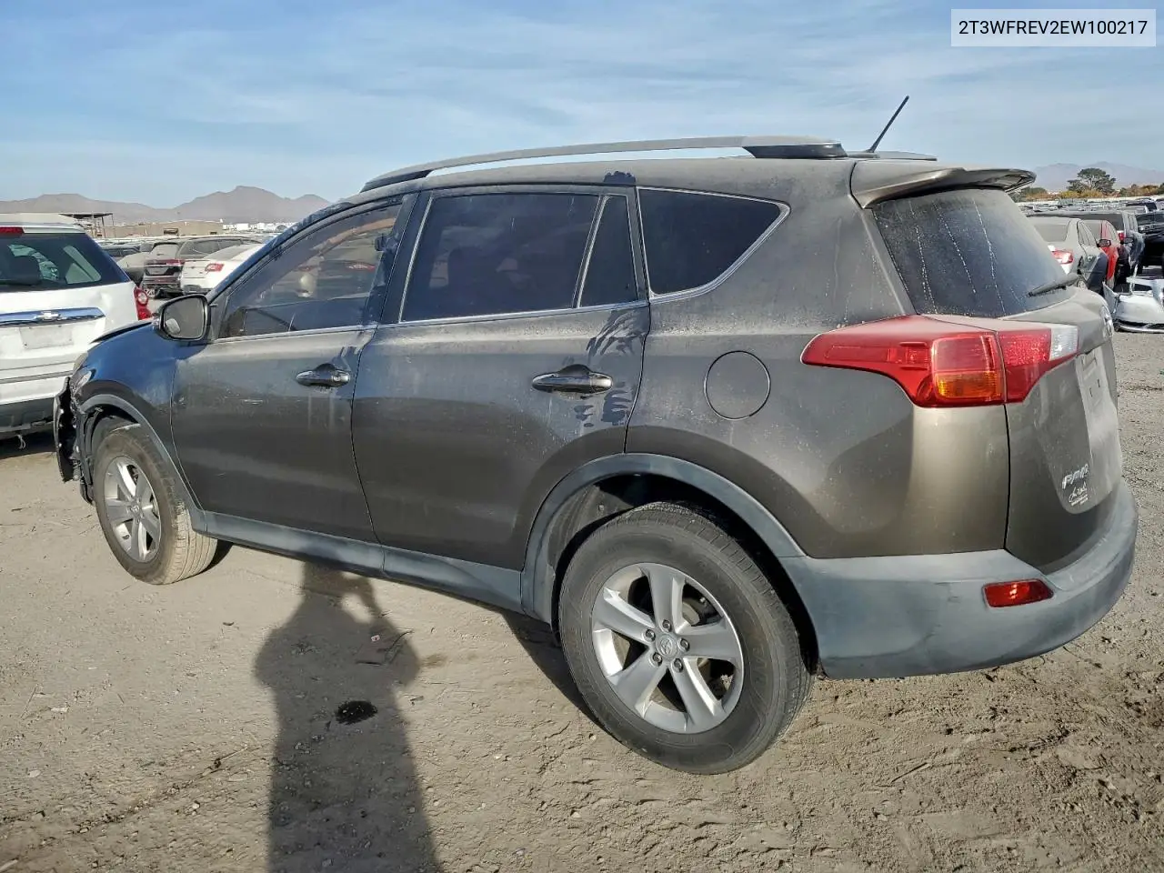 2T3WFREV2EW100217 2014 Toyota Rav4 Xle