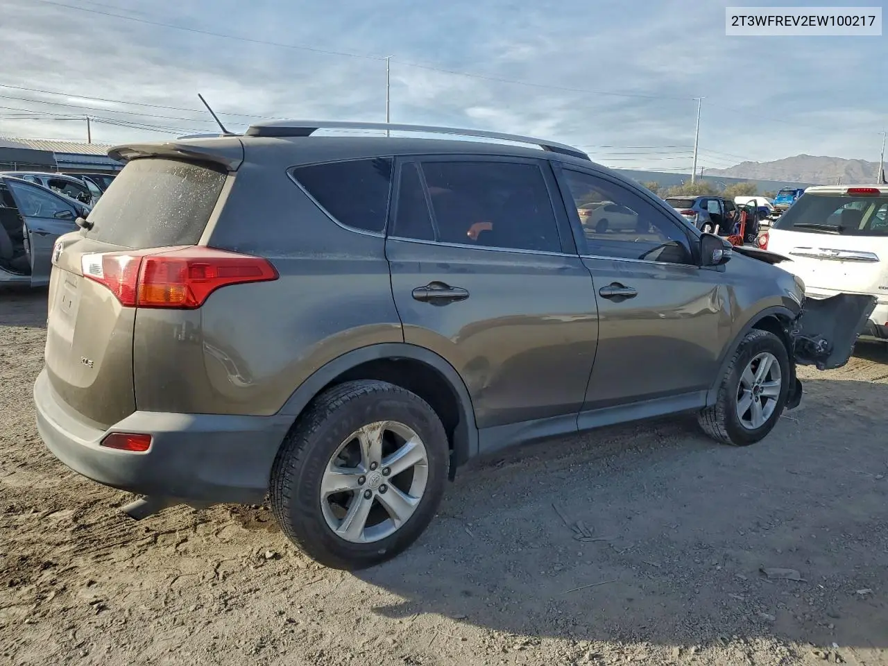 2T3WFREV2EW100217 2014 Toyota Rav4 Xle