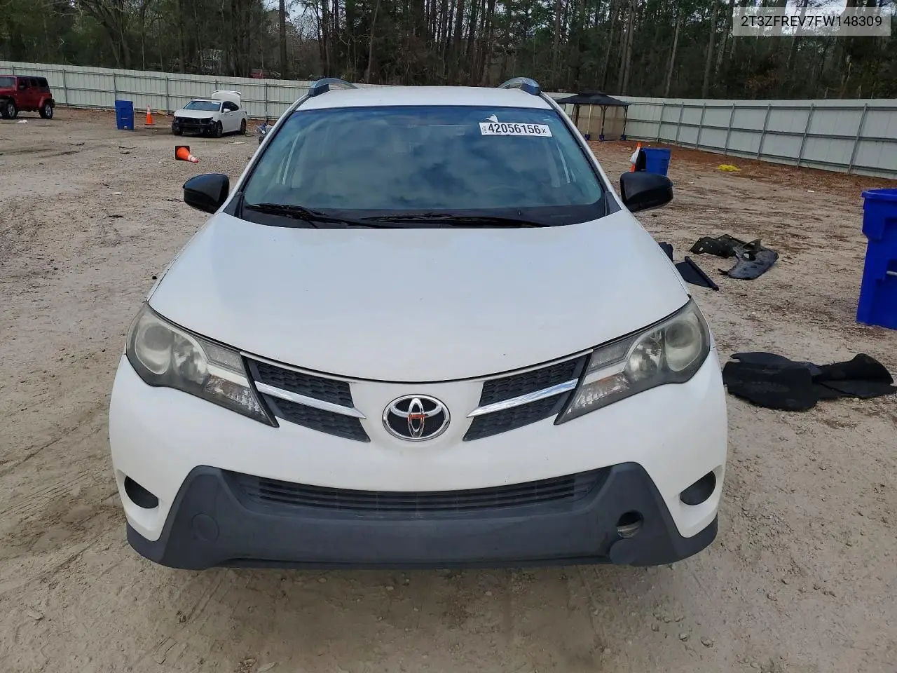 2T3ZFREV7FW148309 2015 Toyota Rav4 Le