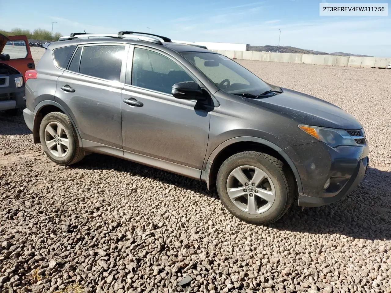 2015 Toyota Rav4 Xle VIN: 2T3RFREV4FW311756 Lot: 44369405