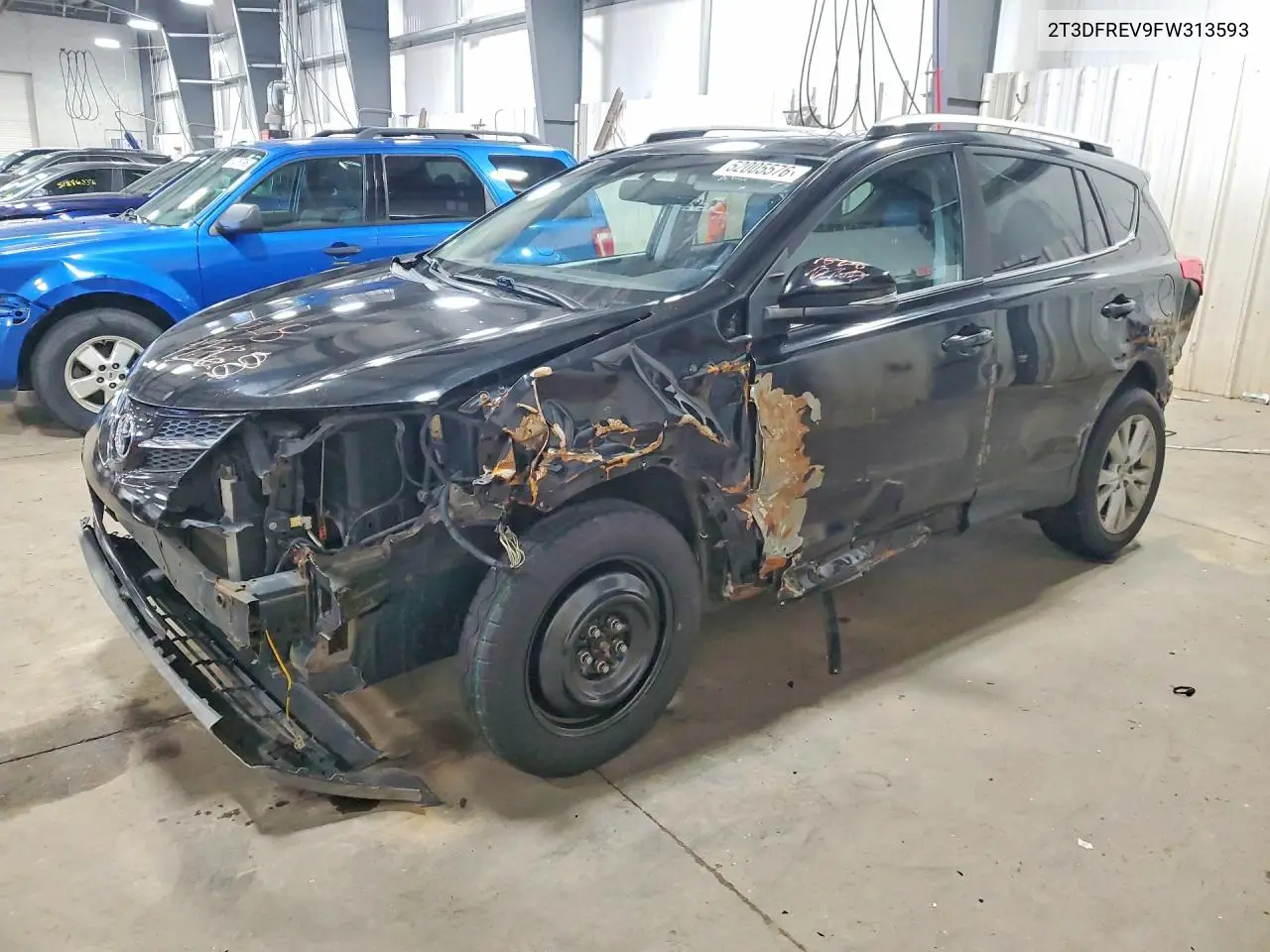 2T3DFREV9FW313593 2015 Toyota Rav4 Limited