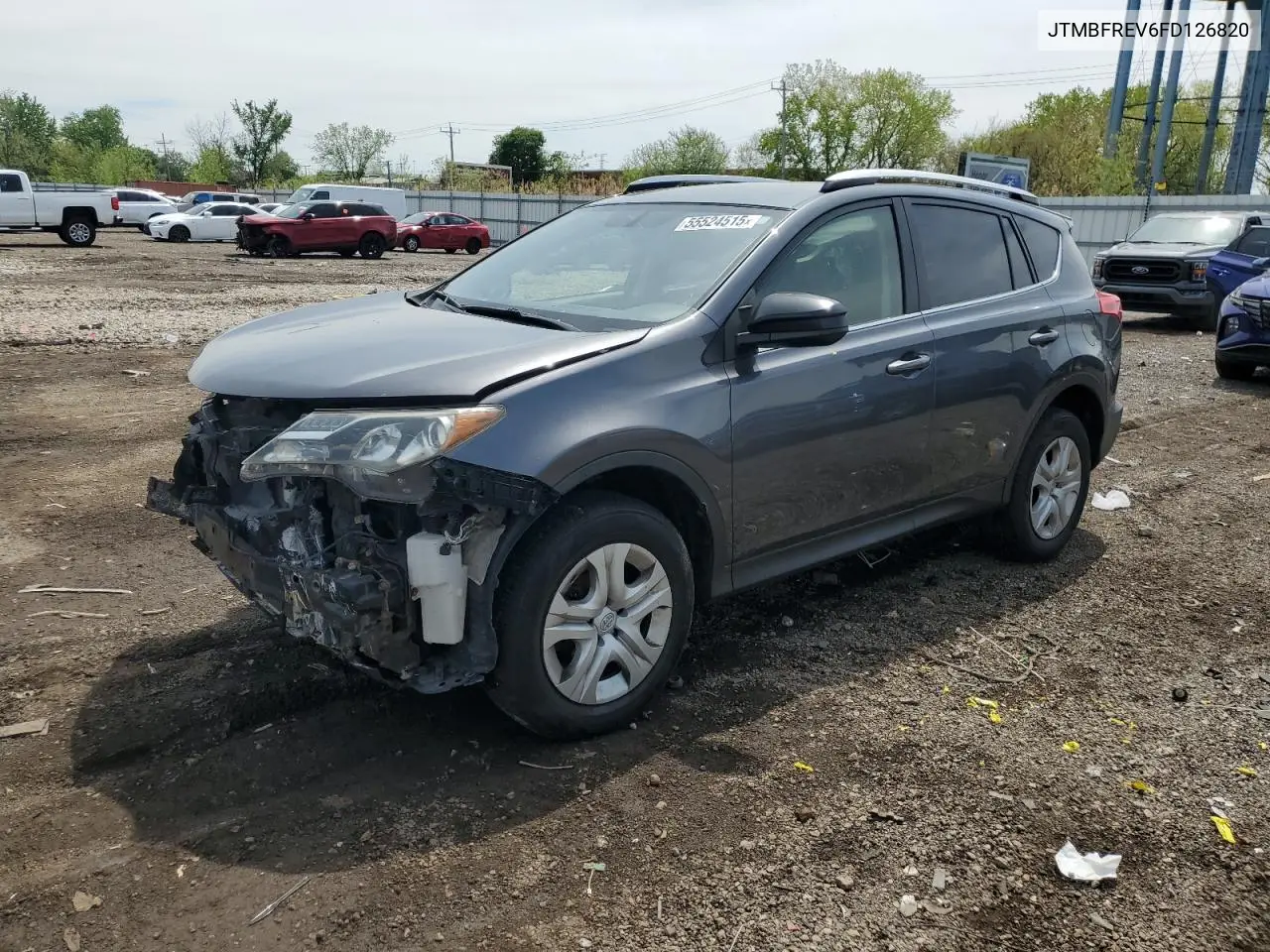 JTMBFREV6FD126820 2015 Toyota Rav4 Le