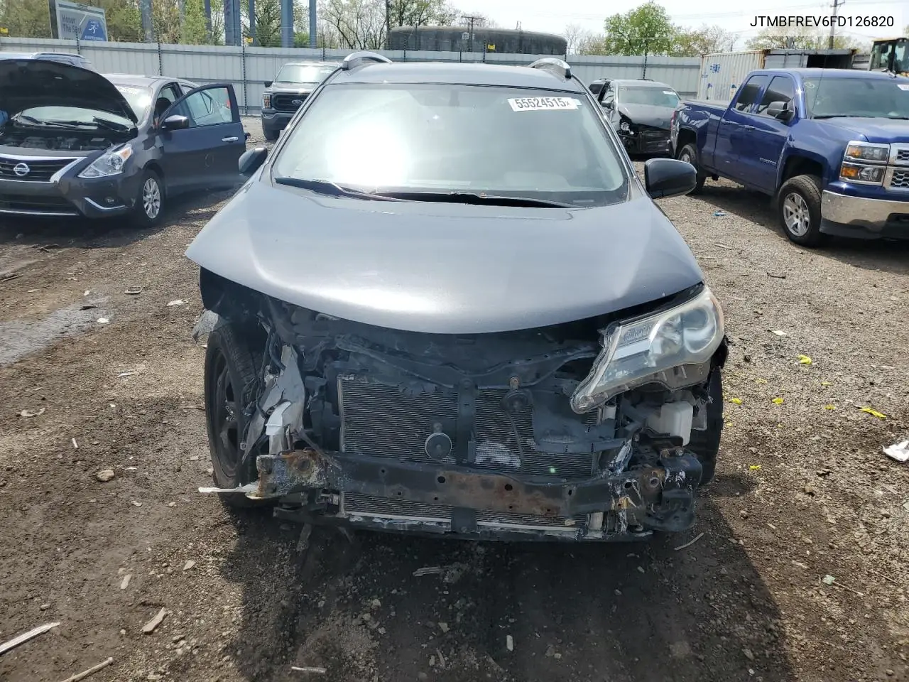 JTMBFREV6FD126820 2015 Toyota Rav4 Le