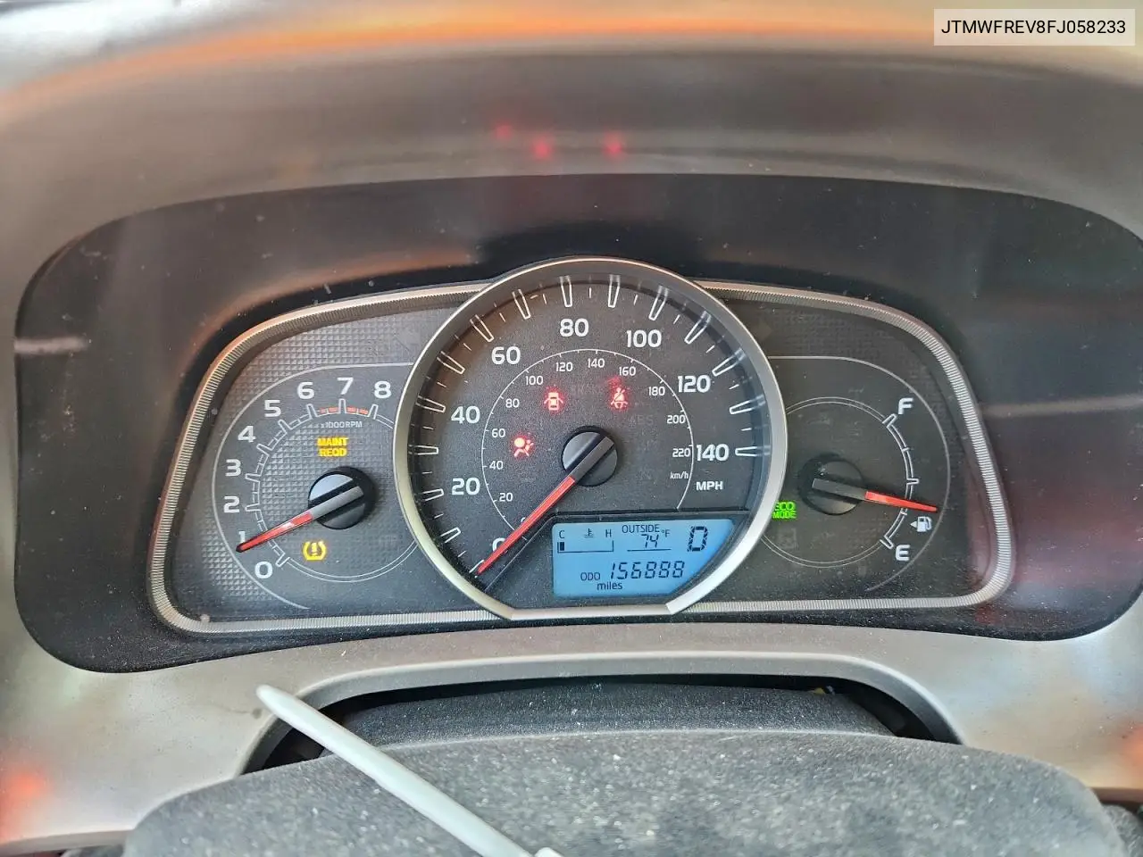 JTMWFREV8FJ058233 2015 Toyota Rav4 Xle