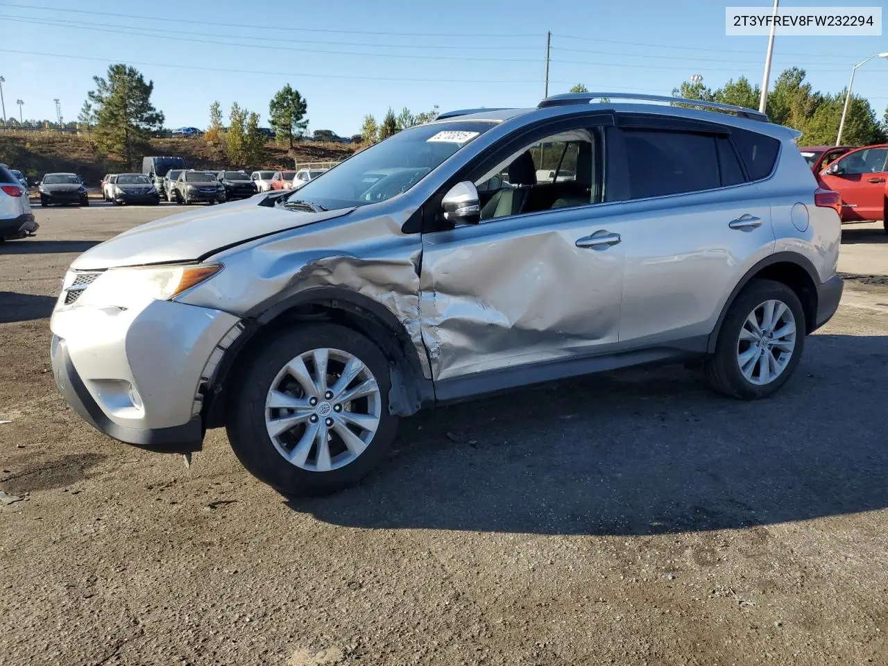 2T3YFREV8FW232294 2015 Toyota Rav4 Limited