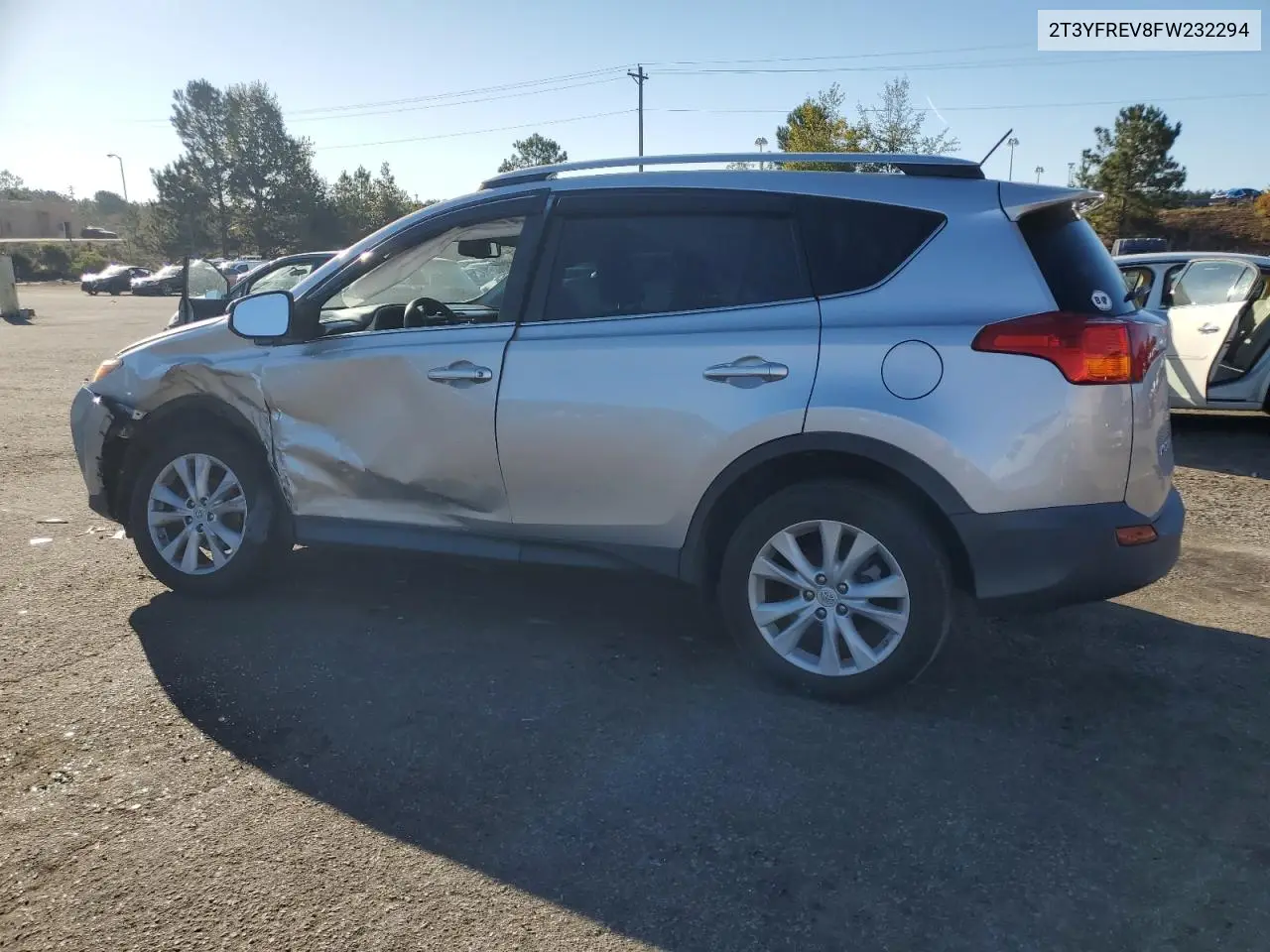 2T3YFREV8FW232294 2015 Toyota Rav4 Limited