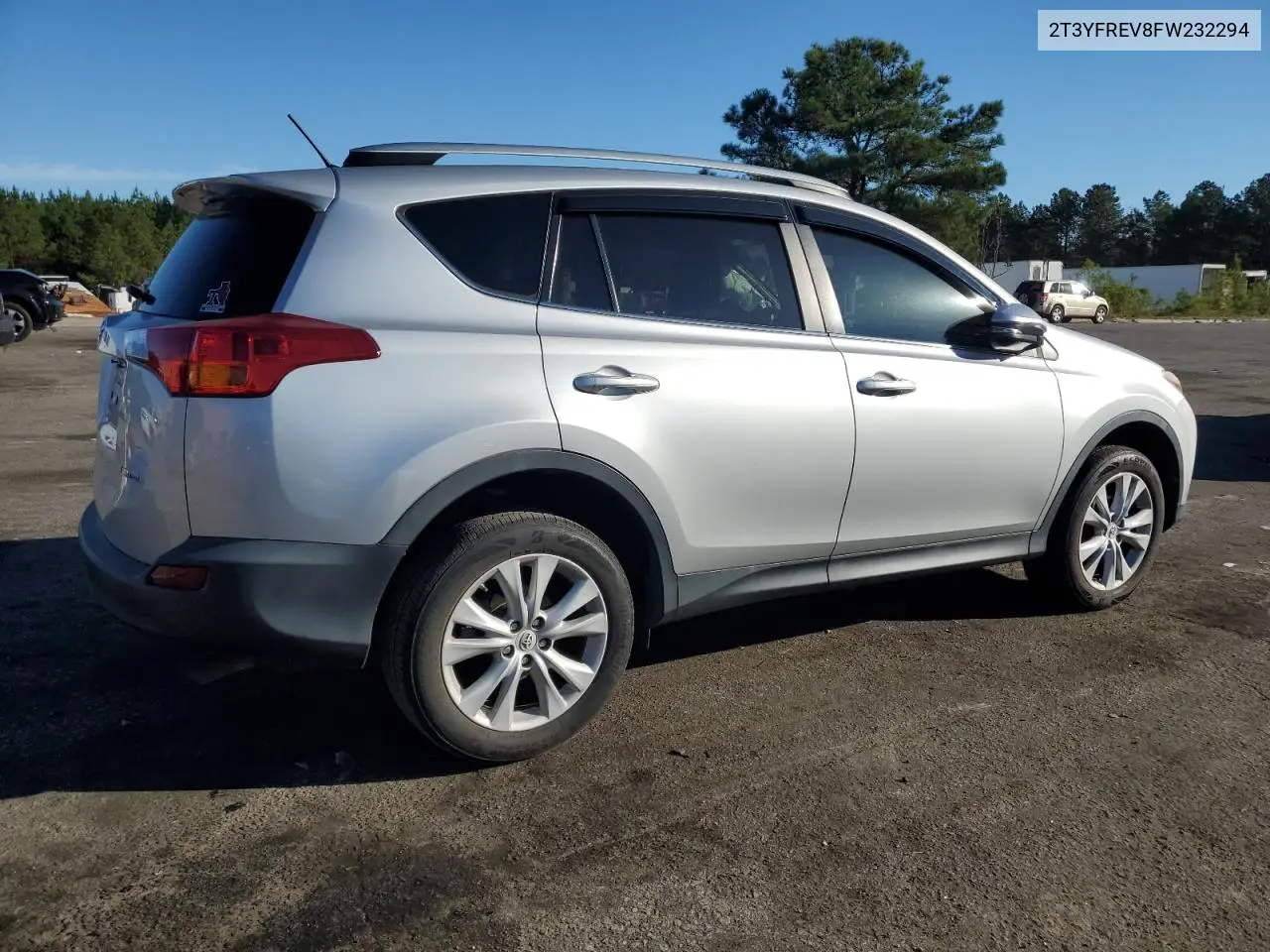 2T3YFREV8FW232294 2015 Toyota Rav4 Limited