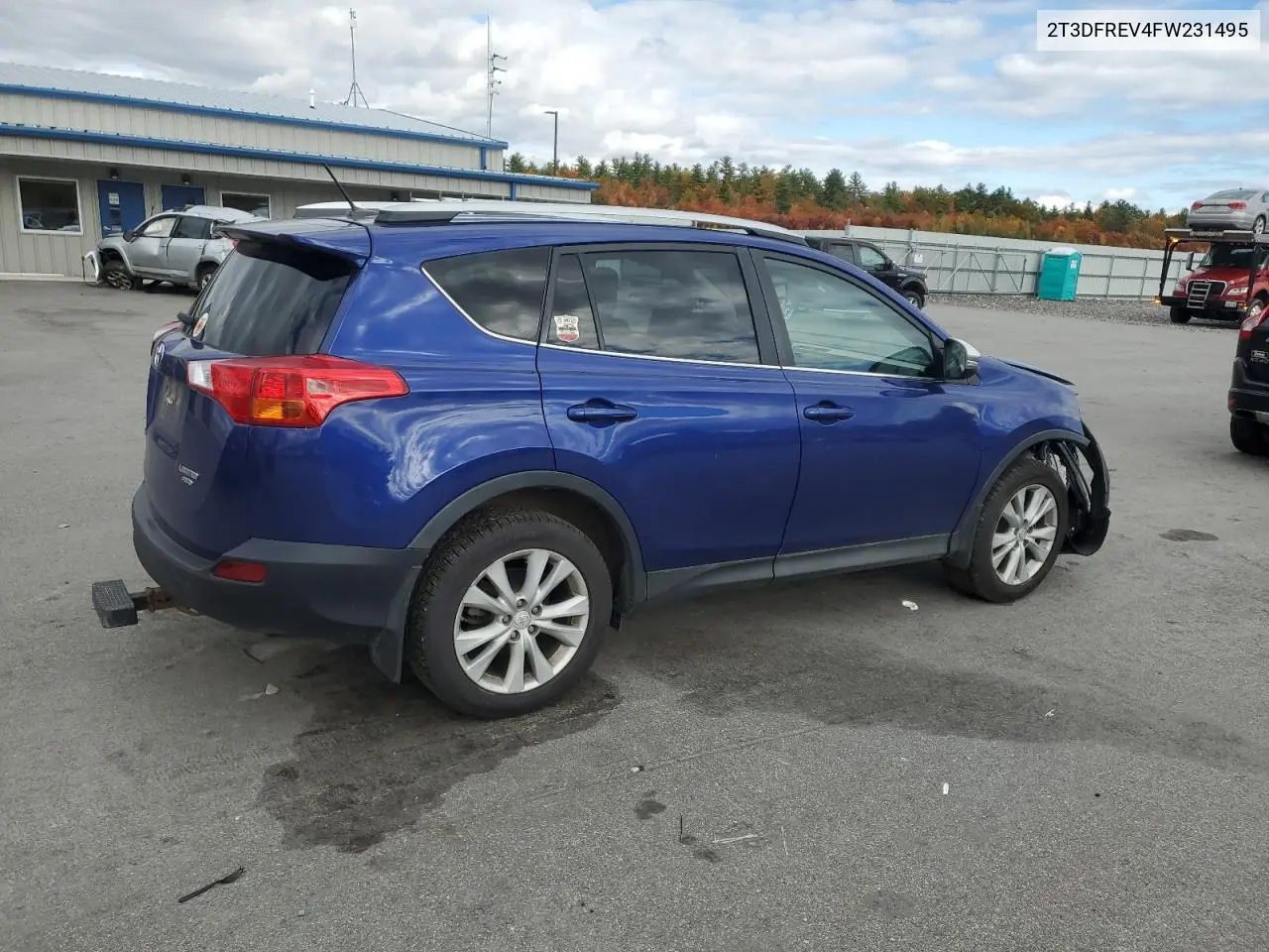 2T3DFREV4FW231495 2015 Toyota Rav4 Limited