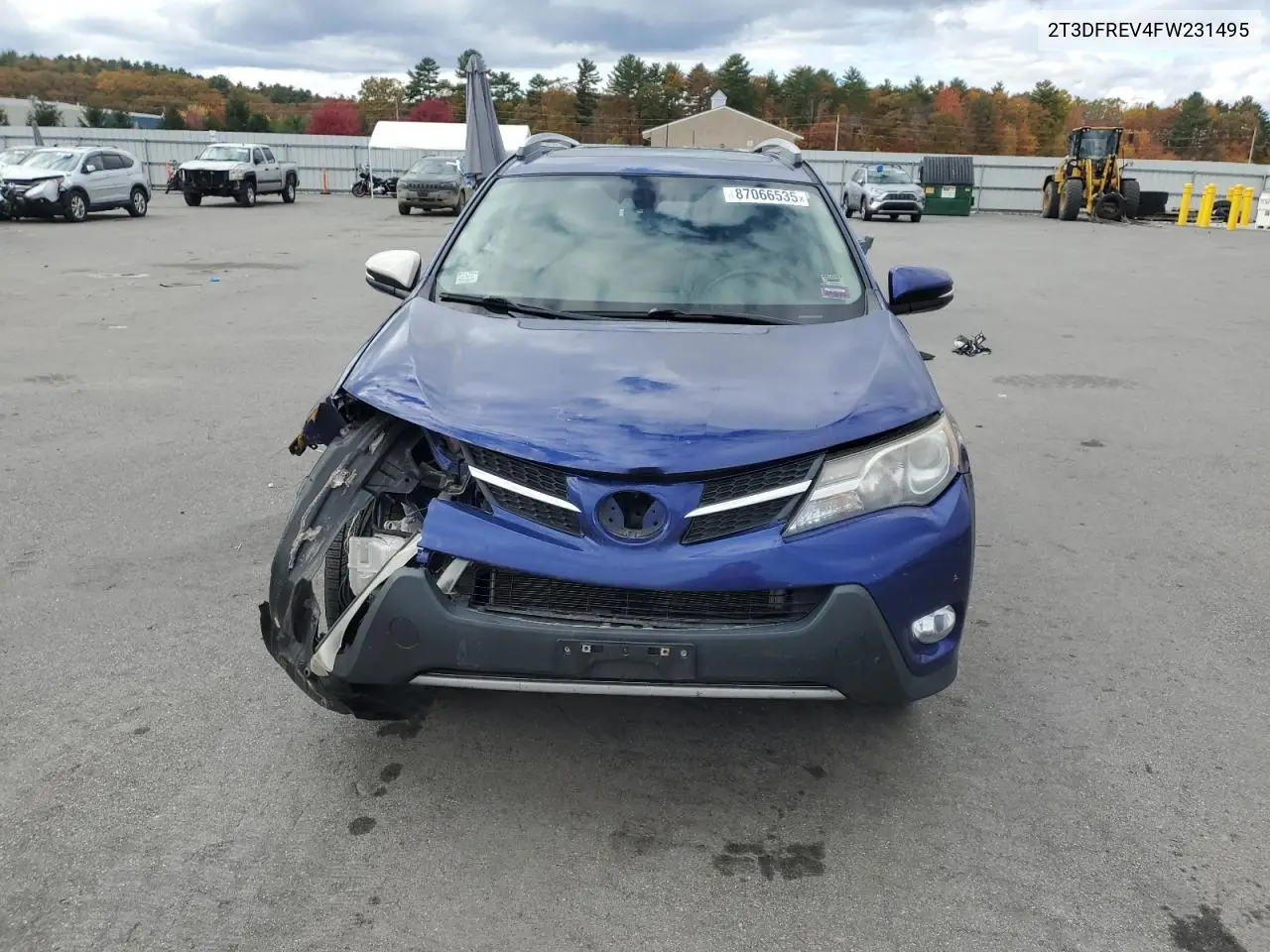 2T3DFREV4FW231495 2015 Toyota Rav4 Limited
