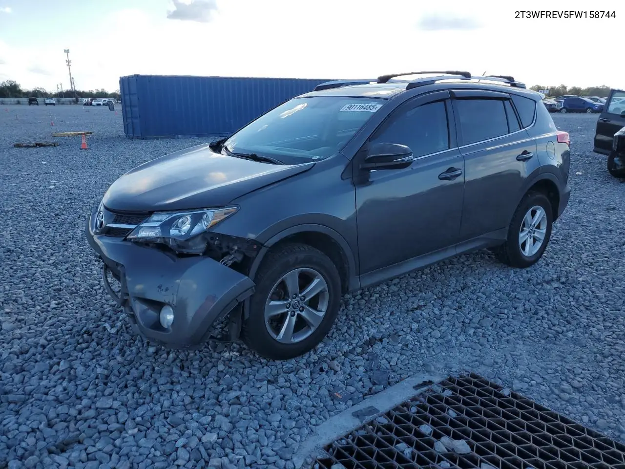 2T3WFREV5FW158744 2015 Toyota Rav4 Xle