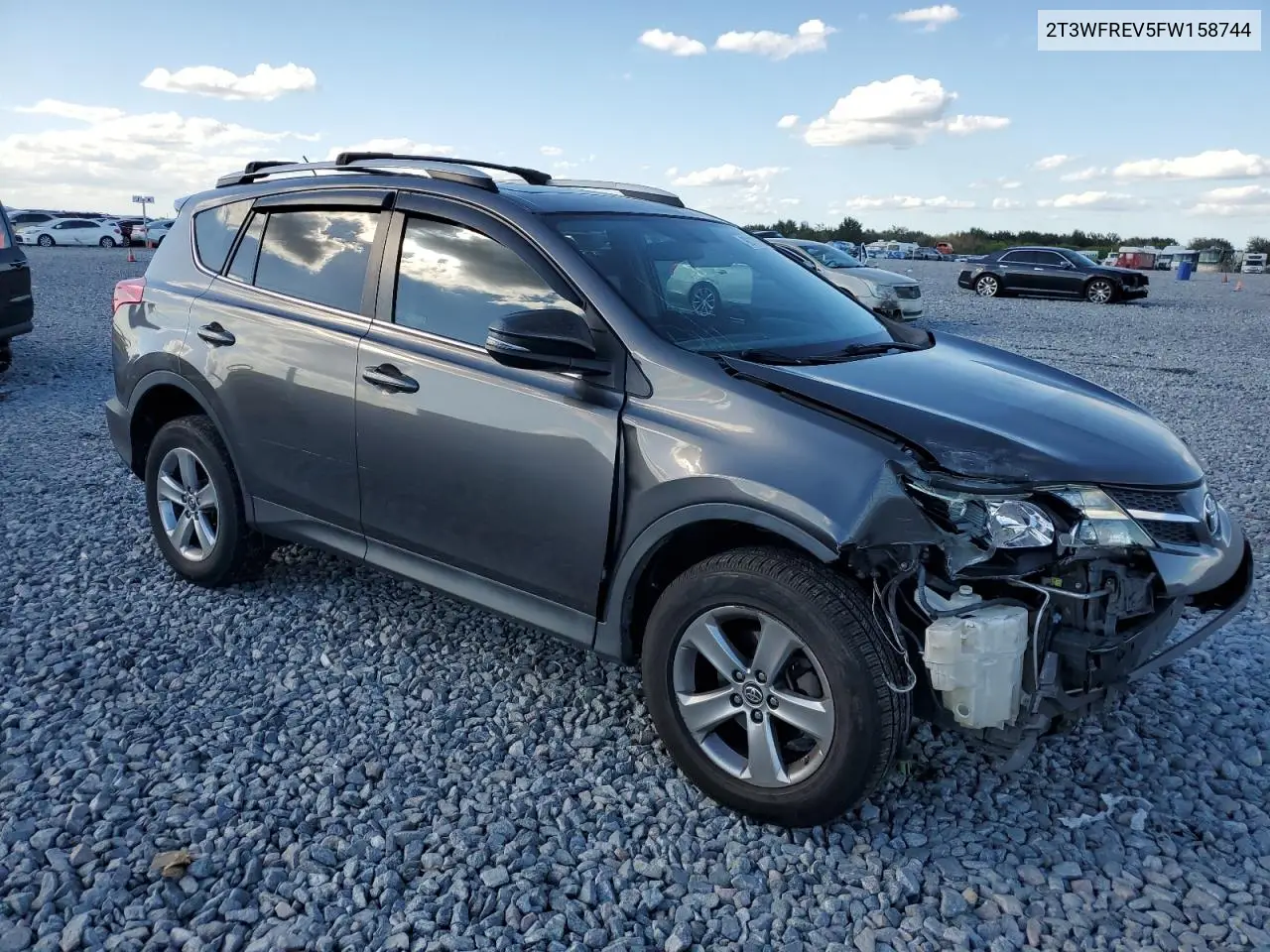2T3WFREV5FW158744 2015 Toyota Rav4 Xle
