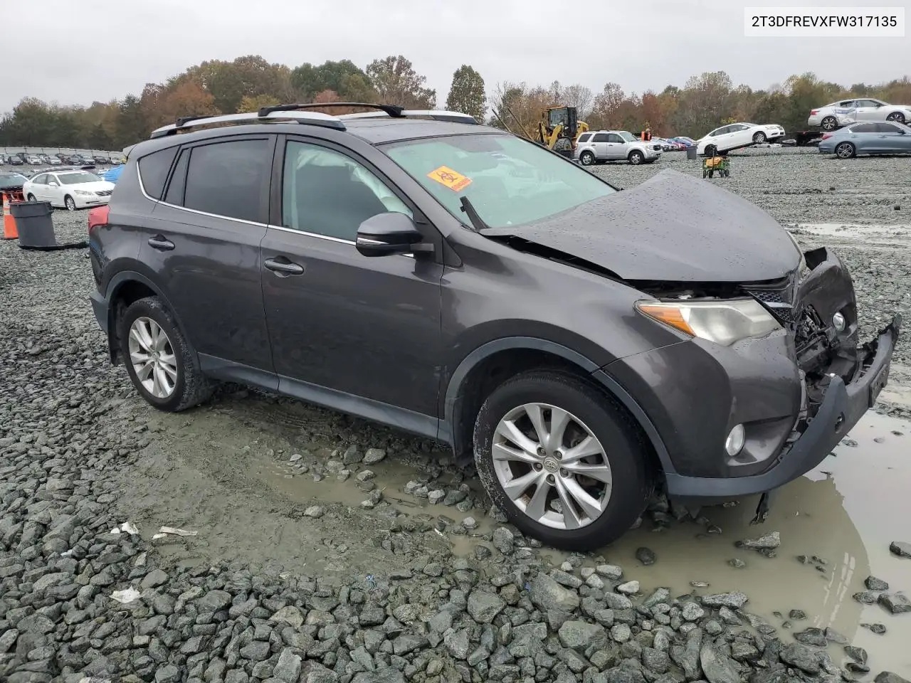 2T3DFREVXFW317135 2015 Toyota Rav4 Limited