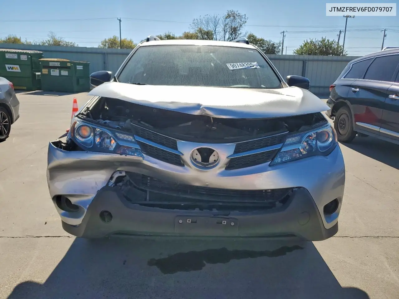 JTMZFREV6FD079707 2015 Toyota Rav4 Le