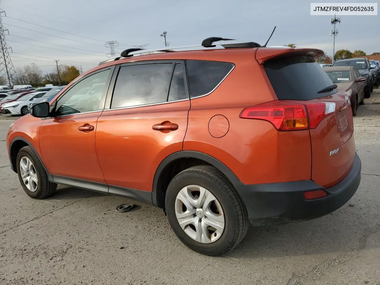 JTMZFREV4FD052635 2015 Toyota Rav4 Le