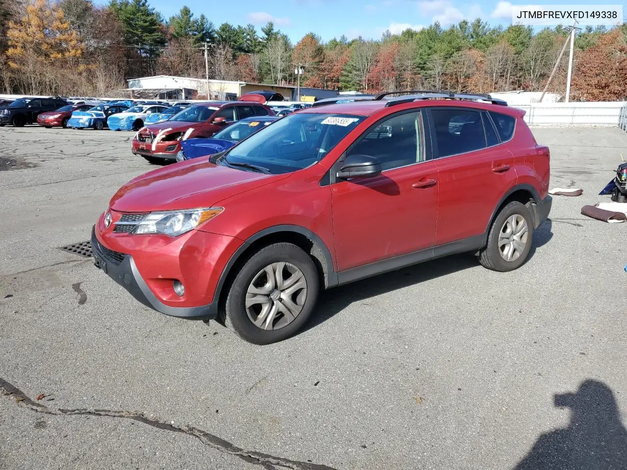 JTMBFREVXFD149338 2015 Toyota Rav4 Le