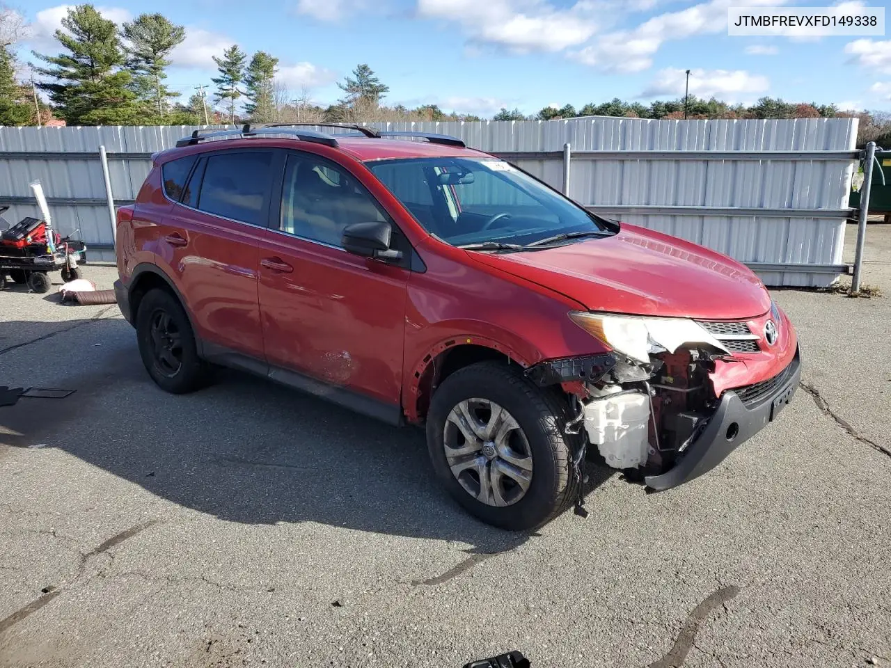 JTMBFREVXFD149338 2015 Toyota Rav4 Le