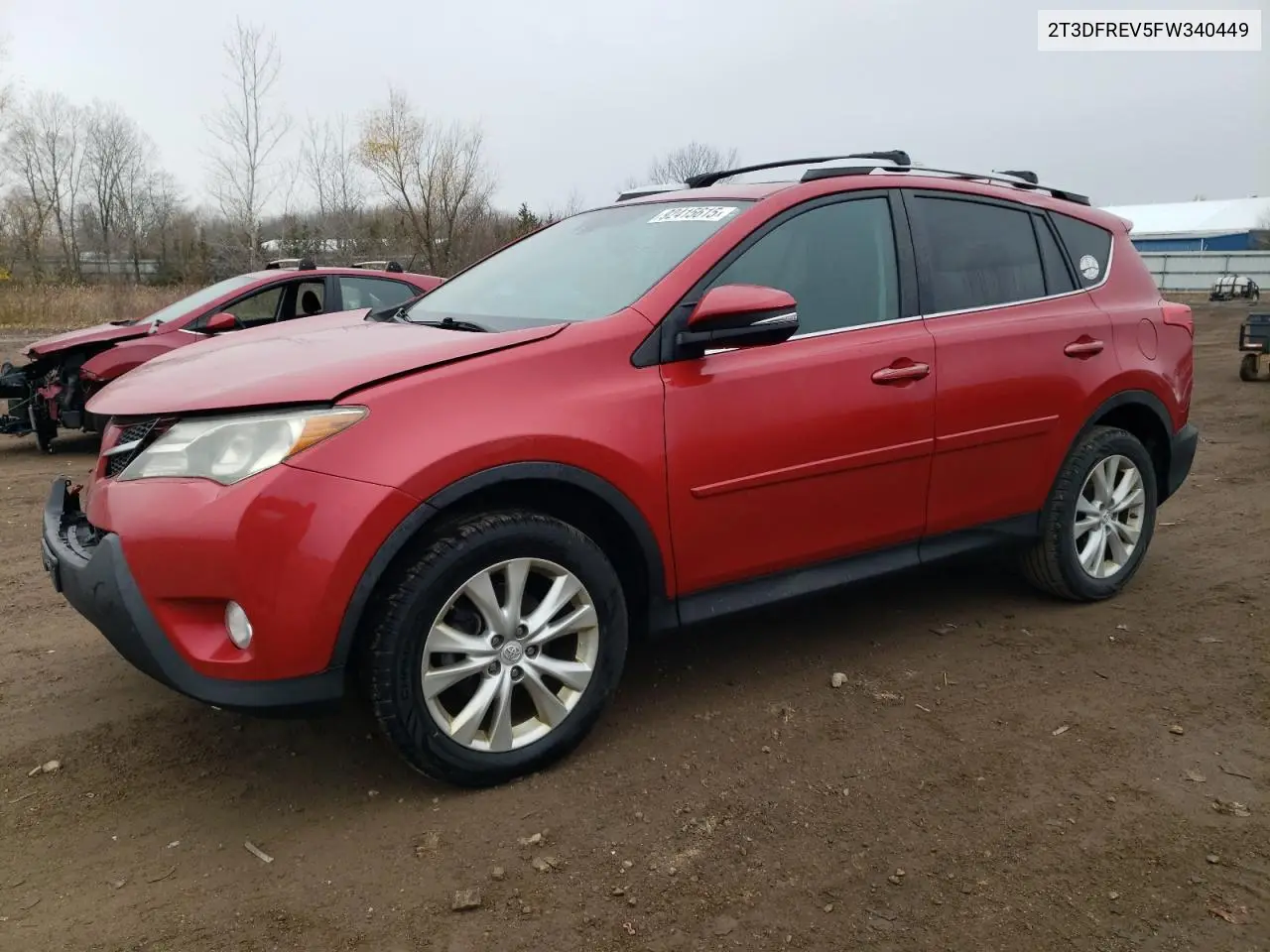 2T3DFREV5FW340449 2015 Toyota Rav4 Limited