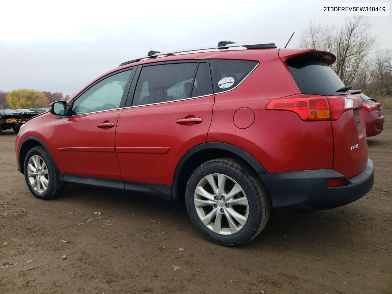 2T3DFREV5FW340449 2015 Toyota Rav4 Limited