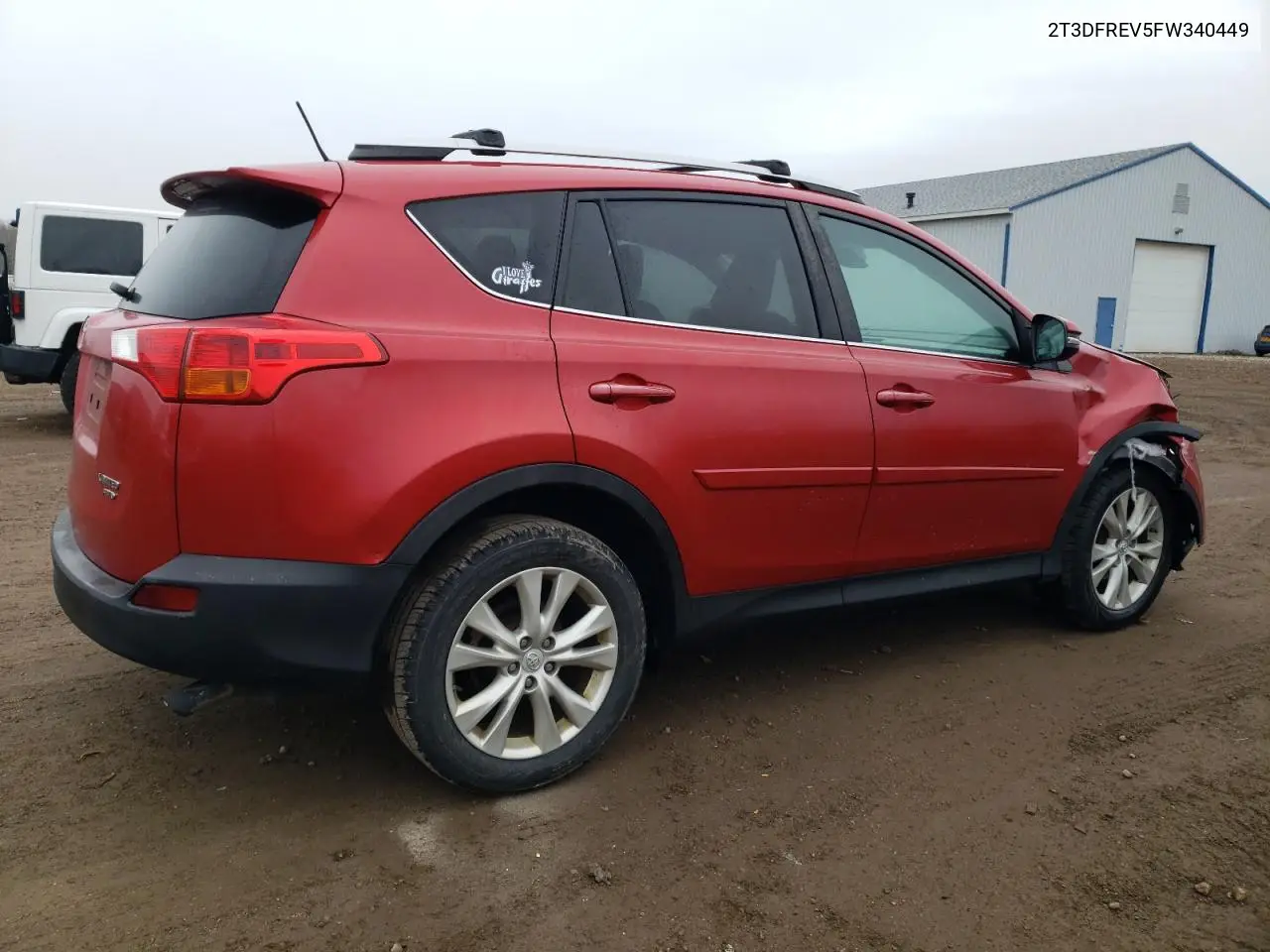 2T3DFREV5FW340449 2015 Toyota Rav4 Limited