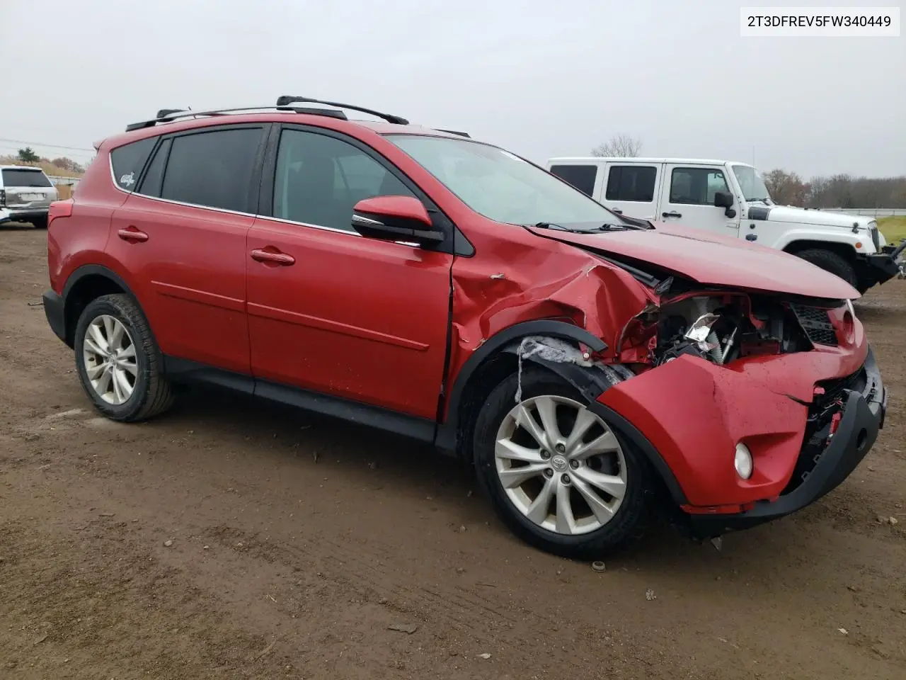 2T3DFREV5FW340449 2015 Toyota Rav4 Limited