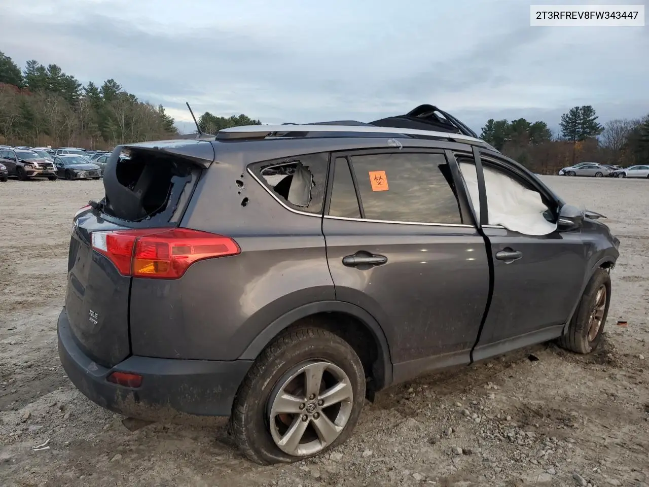 2T3RFREV8FW343447 2015 Toyota Rav4 Xle
