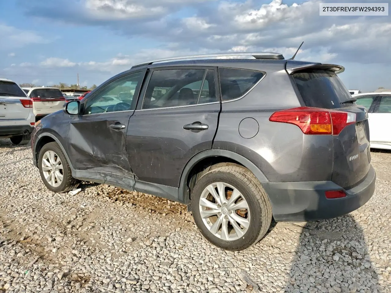 2T3DFREV3FW294393 2015 Toyota Rav4 Limited