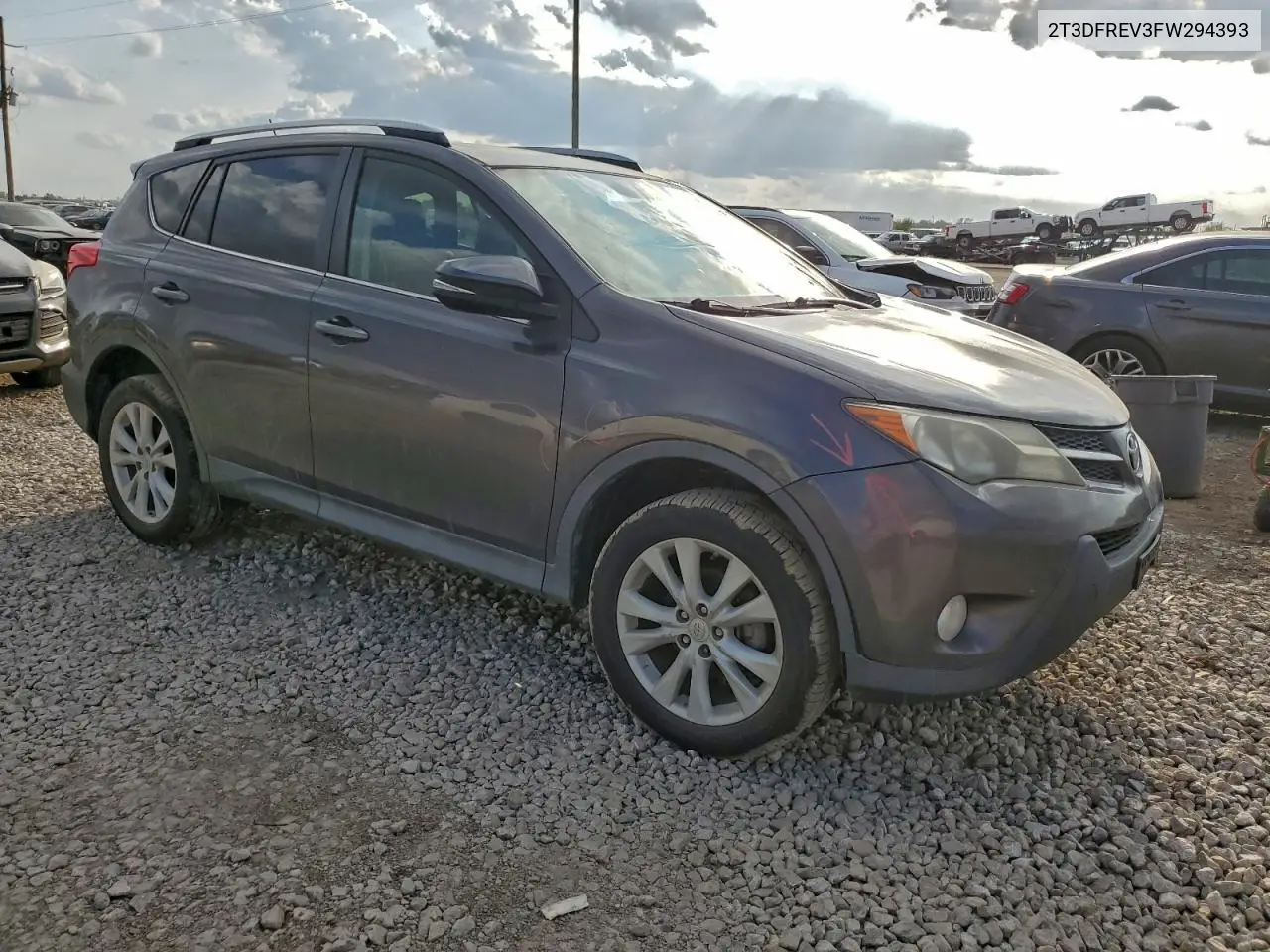 2T3DFREV3FW294393 2015 Toyota Rav4 Limited