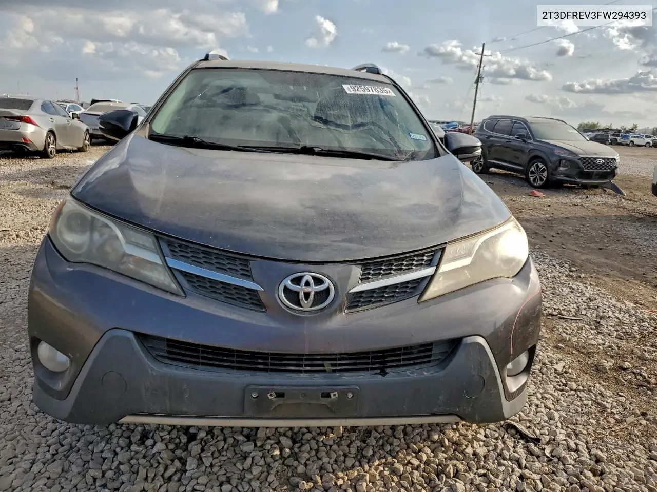 2T3DFREV3FW294393 2015 Toyota Rav4 Limited