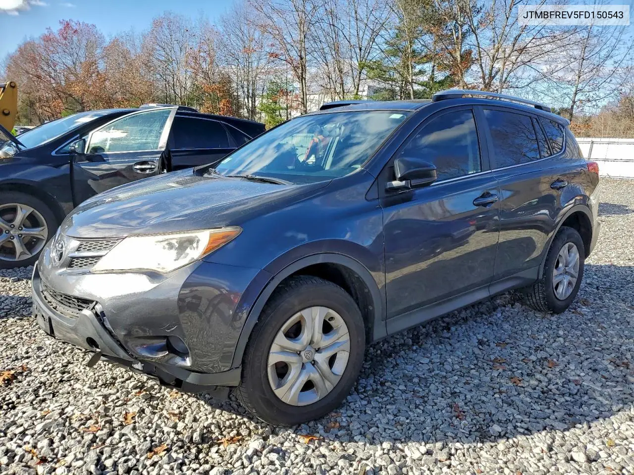 JTMBFREV5FD150543 2015 Toyota Rav4 Le