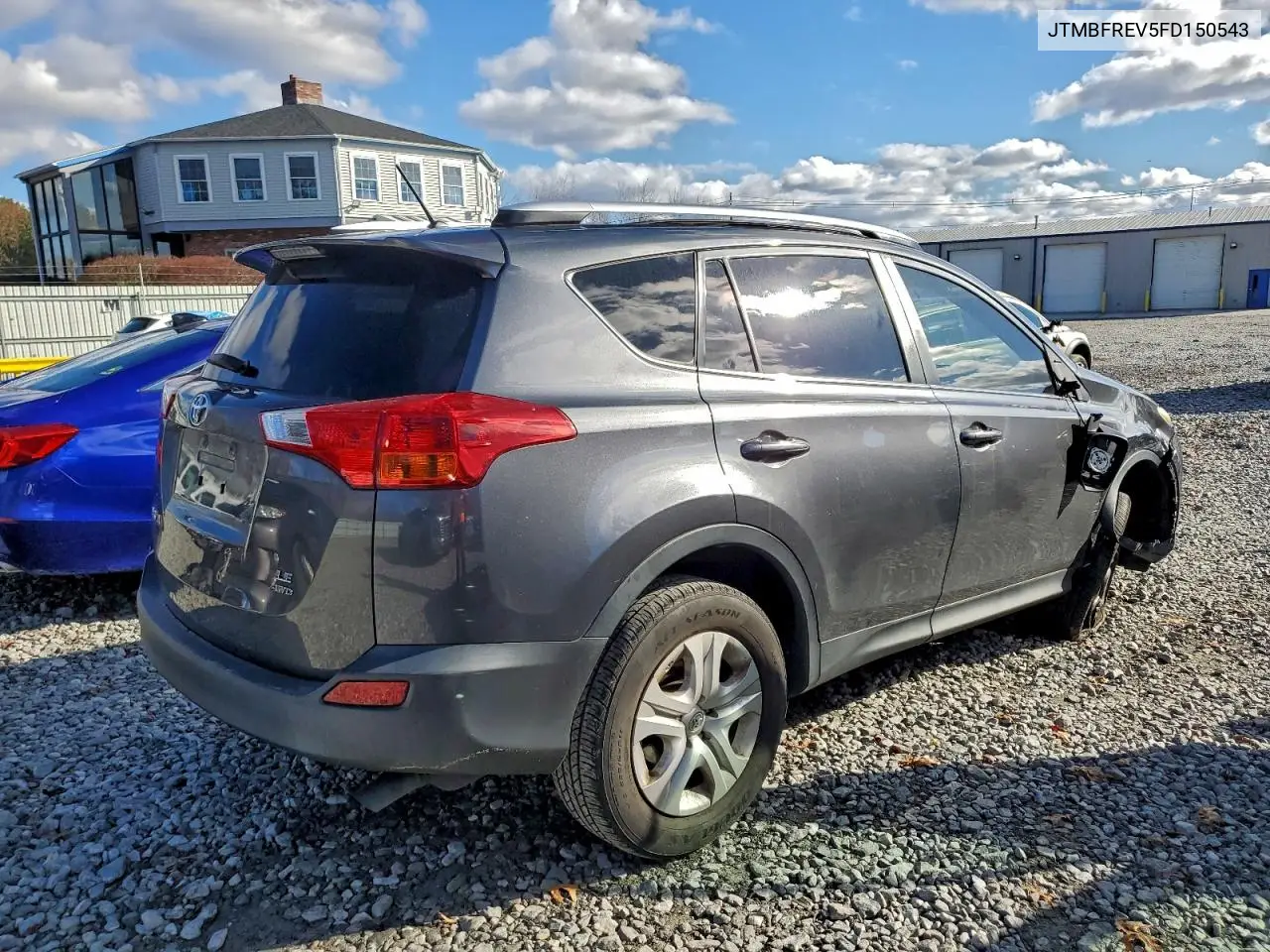JTMBFREV5FD150543 2015 Toyota Rav4 Le