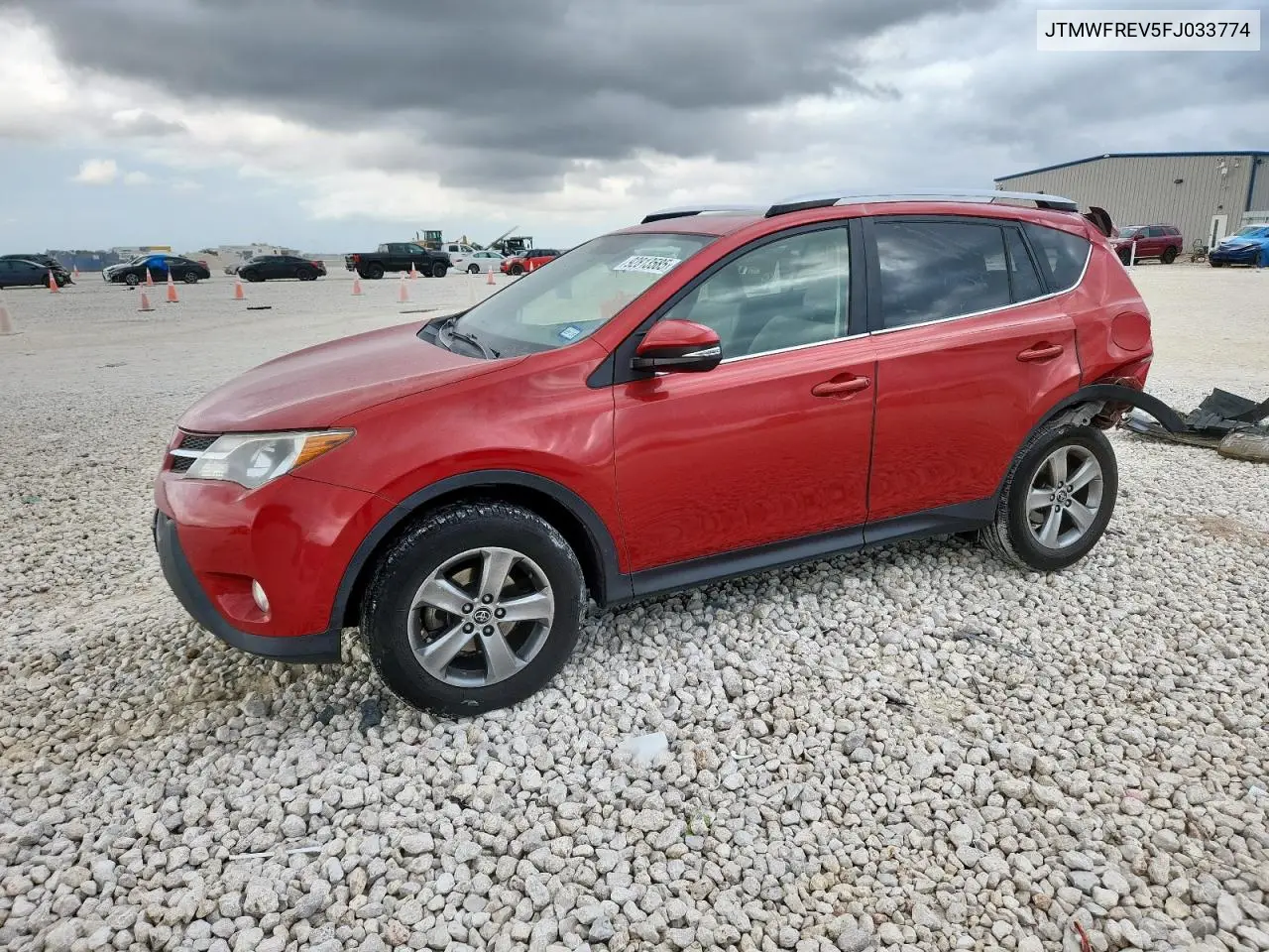JTMWFREV5FJ033774 2015 Toyota Rav4 Xle