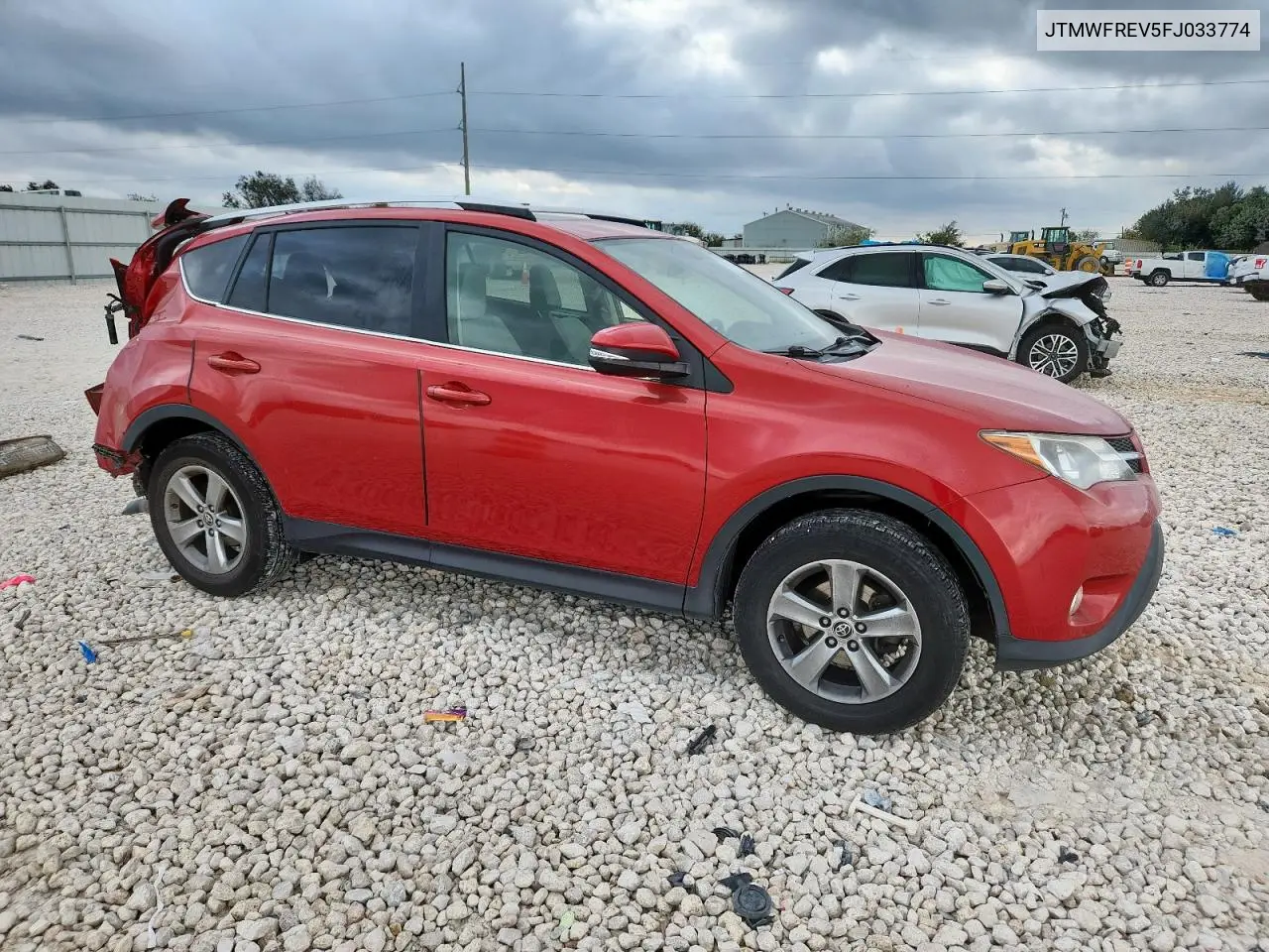 JTMWFREV5FJ033774 2015 Toyota Rav4 Xle