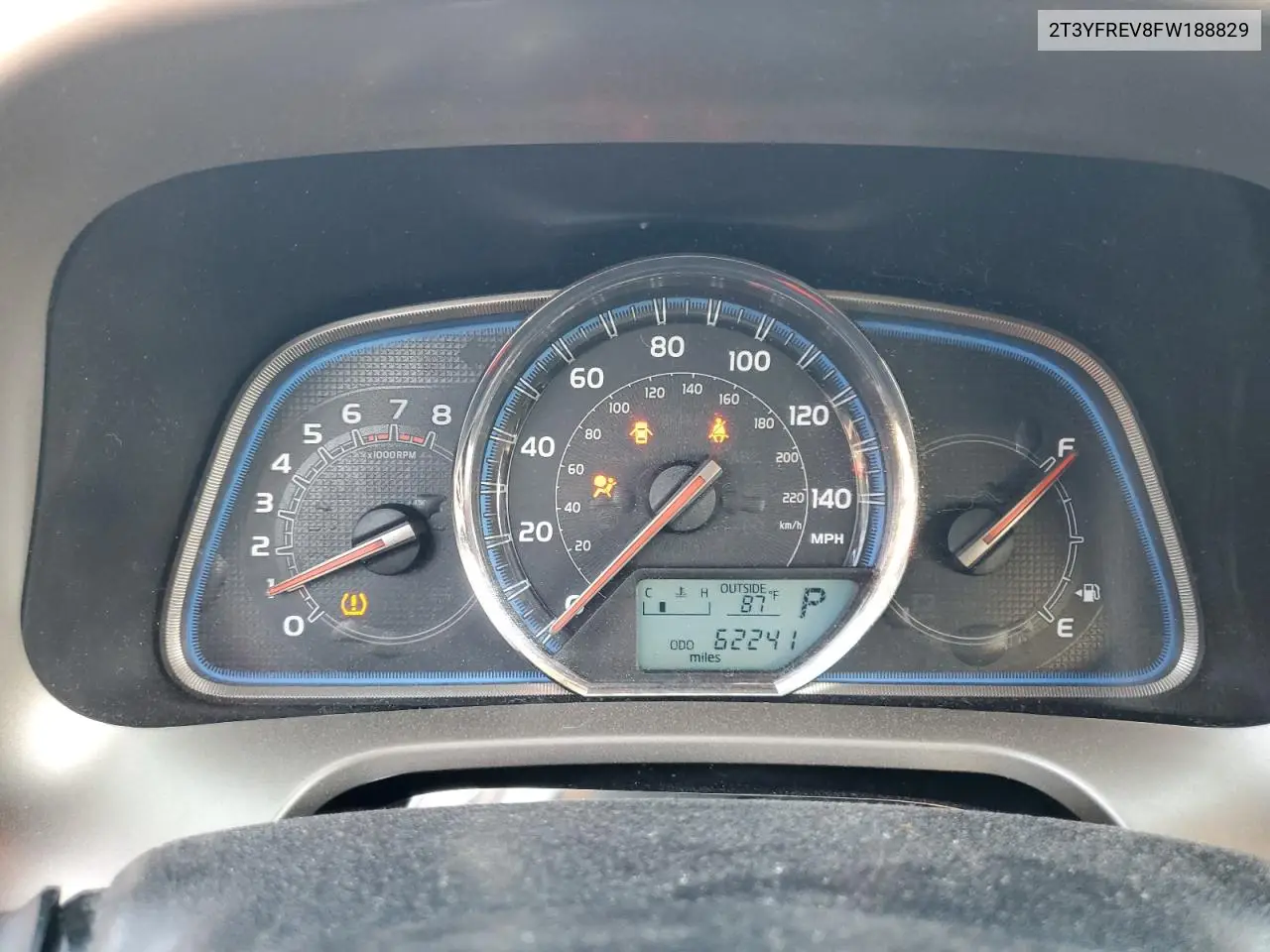 2T3YFREV8FW188829 2015 Toyota Rav4 Limited
