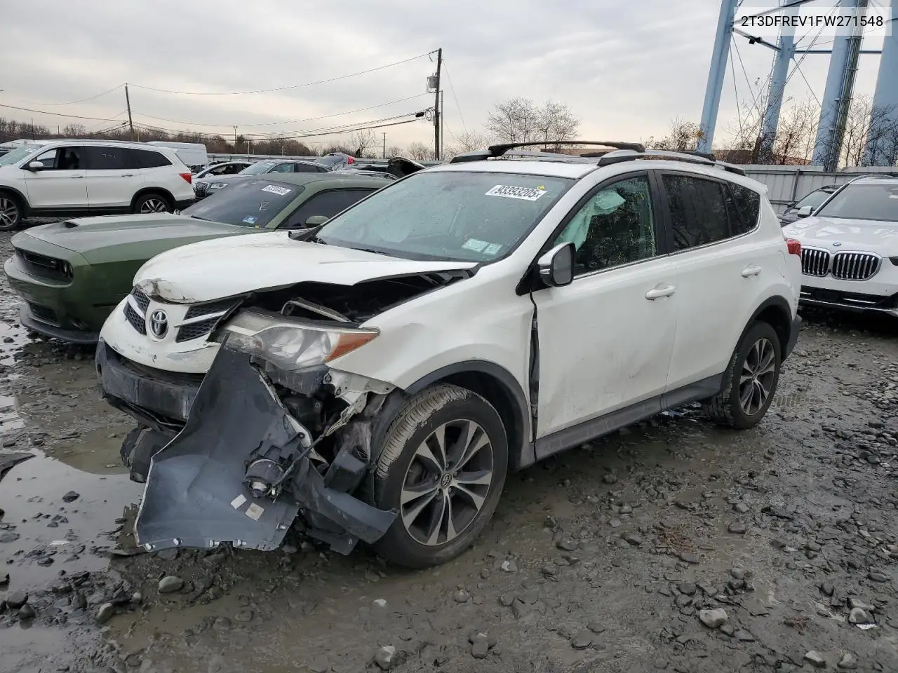 2T3DFREV1FW271548 2015 Toyota Rav4 Limited