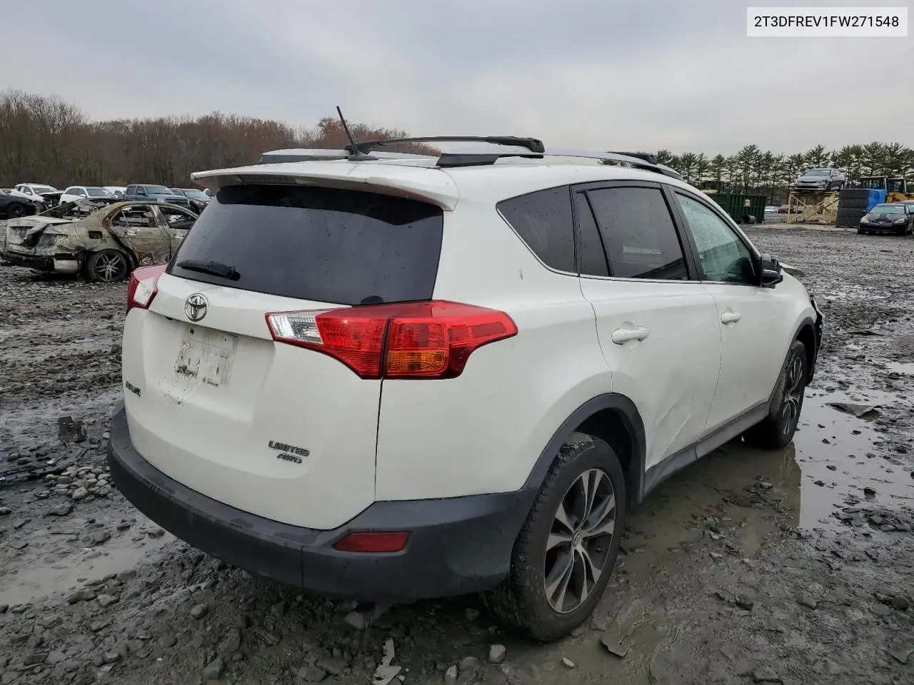 2T3DFREV1FW271548 2015 Toyota Rav4 Limited
