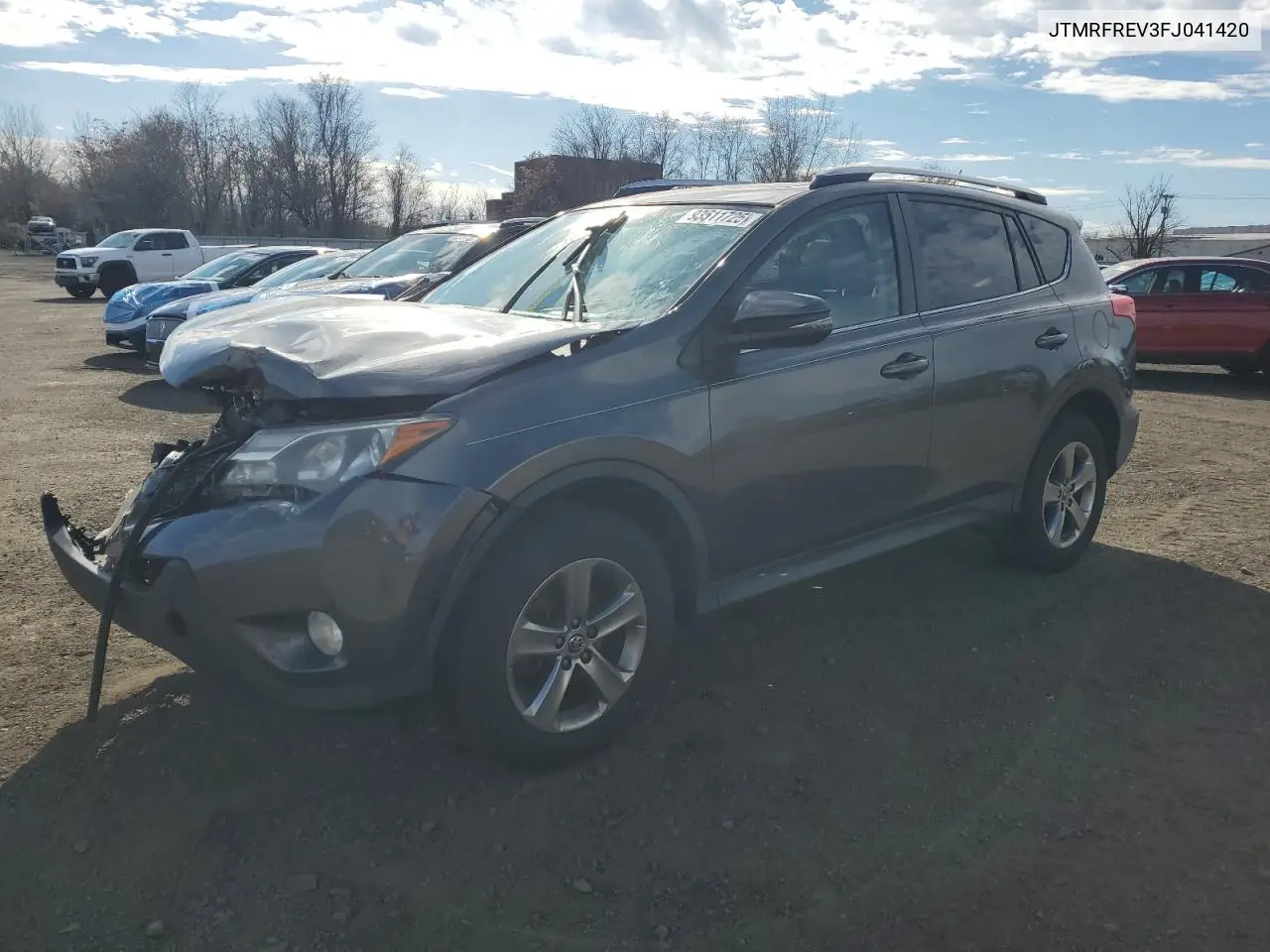 JTMRFREV3FJ041420 2015 Toyota Rav4 Xle