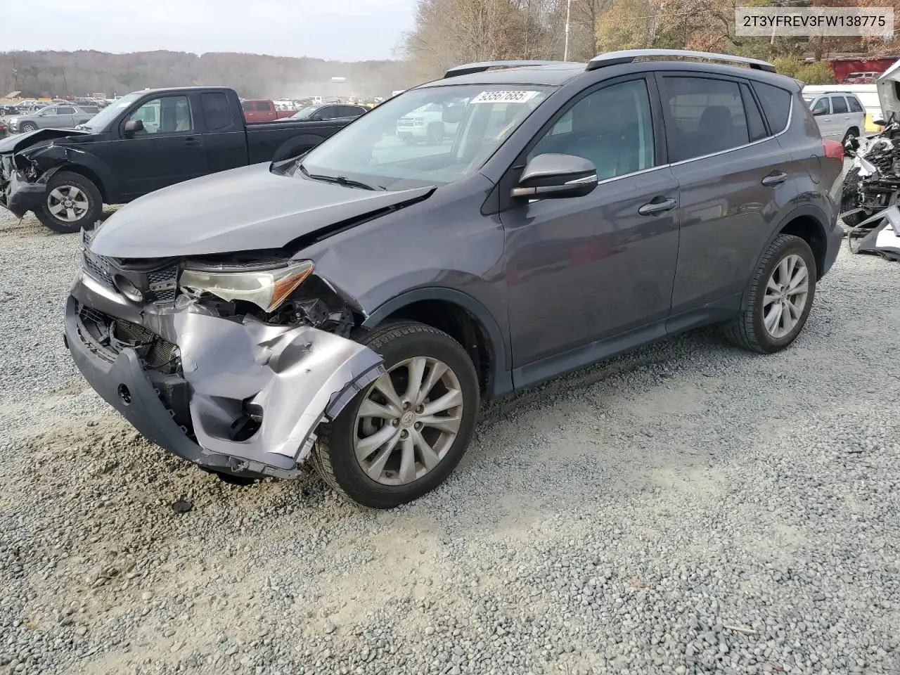 2T3YFREV3FW138775 2015 Toyota Rav4 Limited