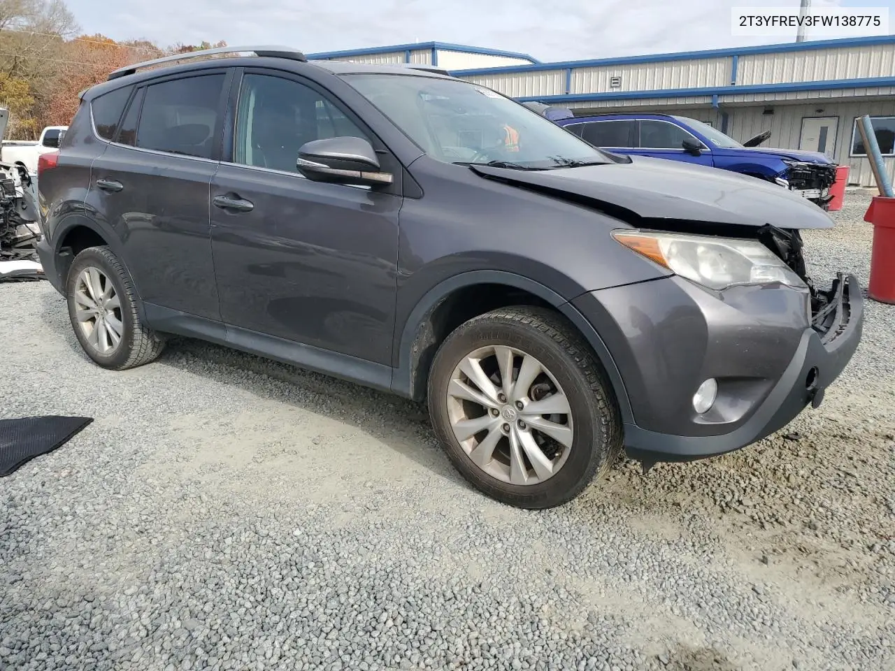 2T3YFREV3FW138775 2015 Toyota Rav4 Limited