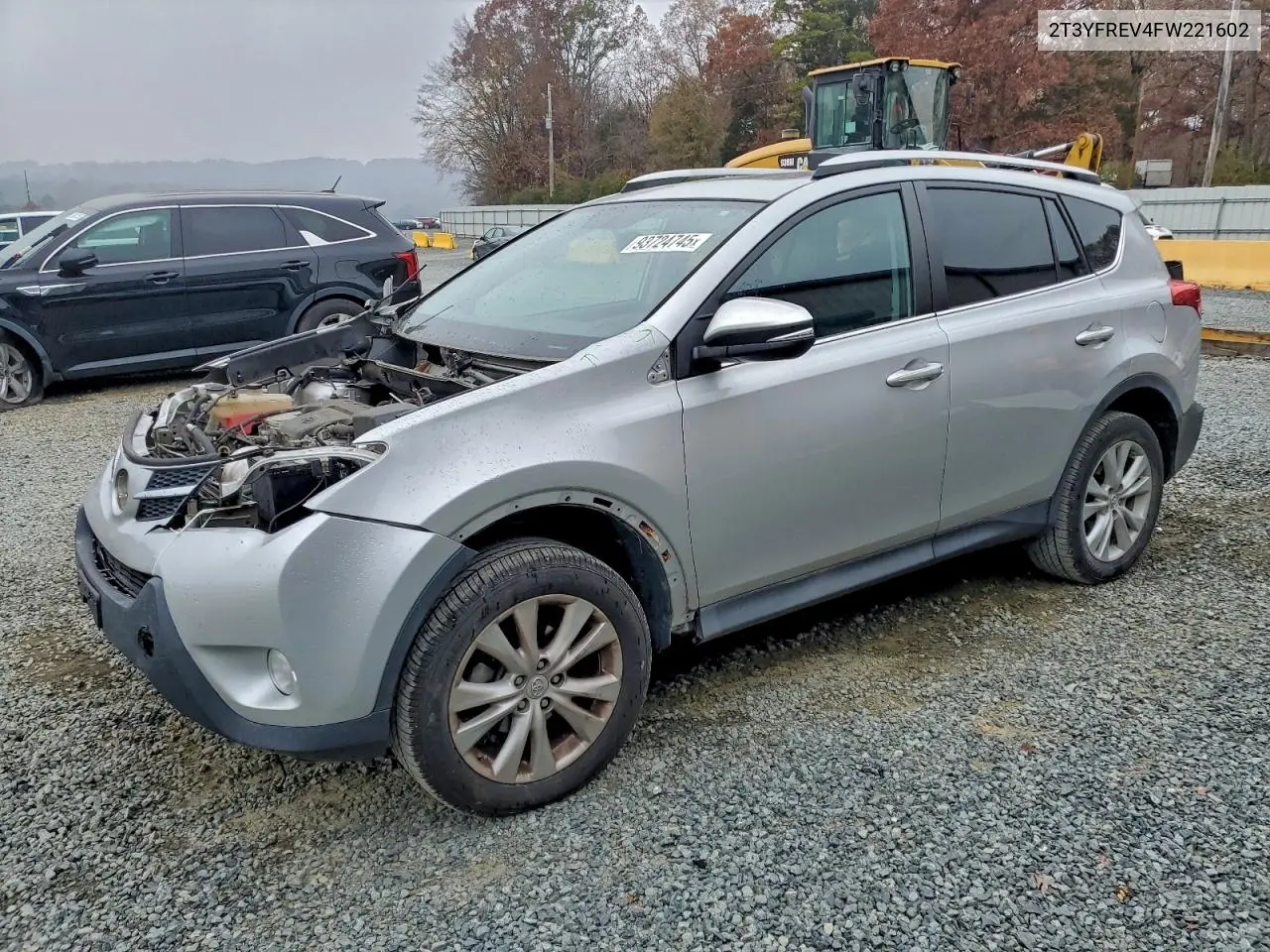 2T3YFREV4FW221602 2015 Toyota Rav4 Limited