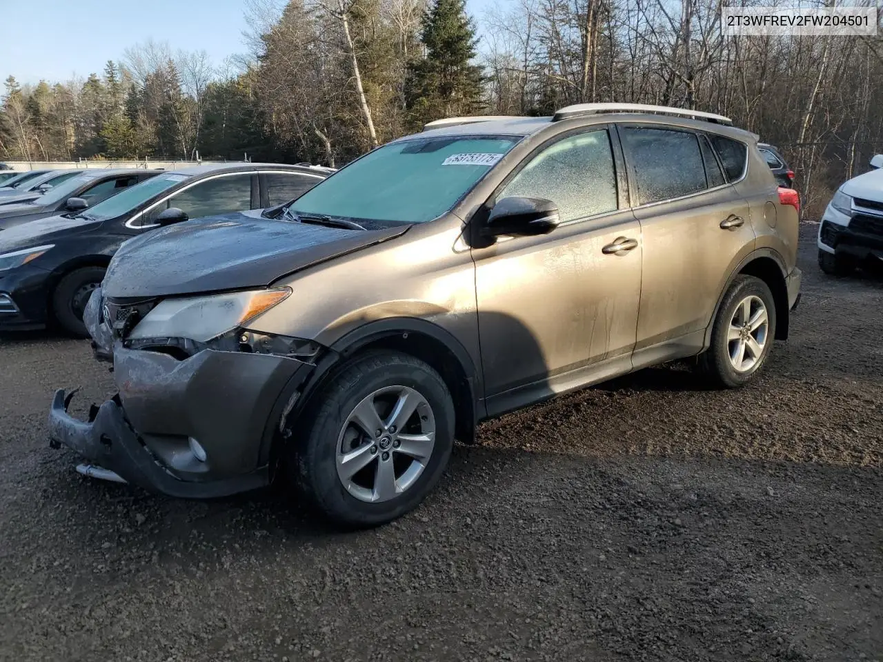 2T3WFREV2FW204501 2015 Toyota Rav4 Xle