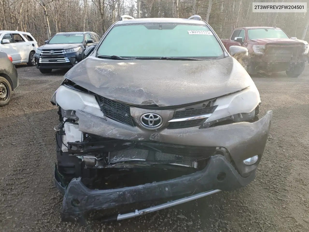 2T3WFREV2FW204501 2015 Toyota Rav4 Xle