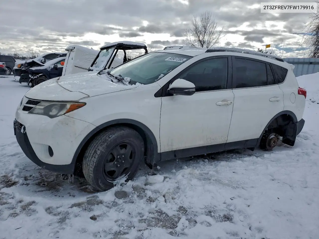 2T3ZFREV7FW179916 2015 Toyota Rav4 Le
