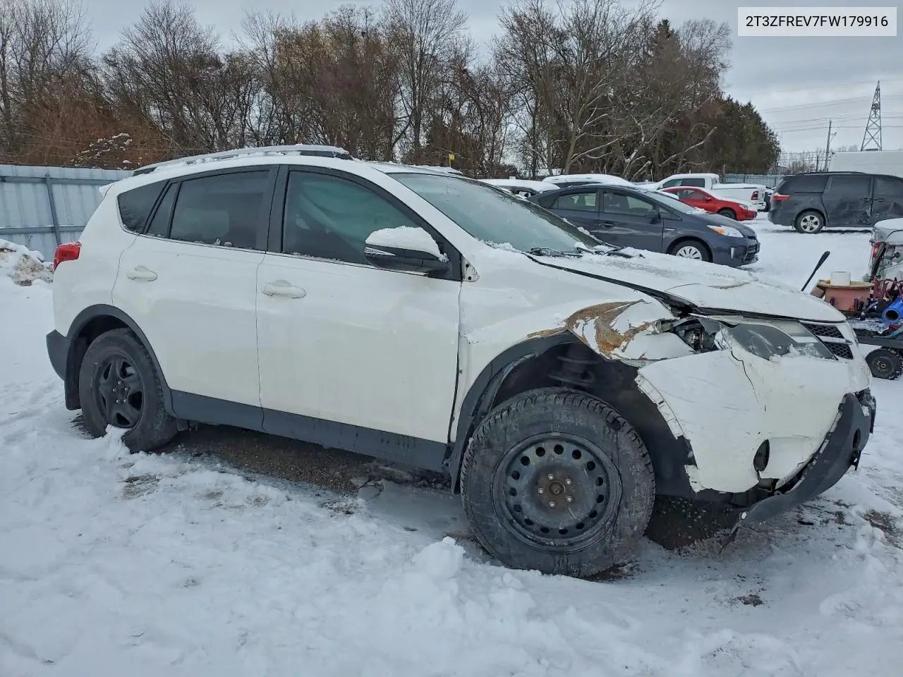 2T3ZFREV7FW179916 2015 Toyota Rav4 Le