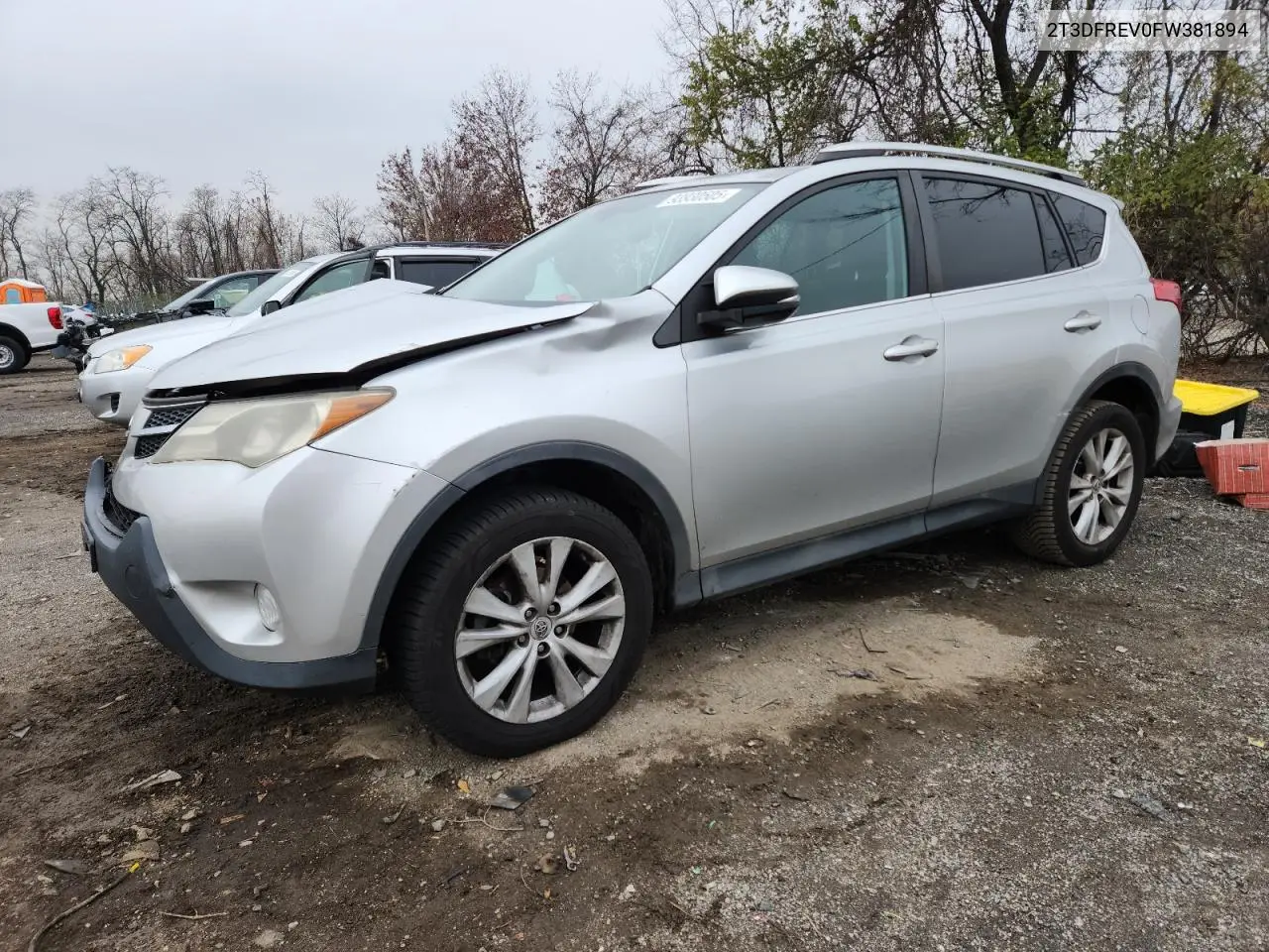 2T3DFREV0FW381894 2015 Toyota Rav4 Limited
