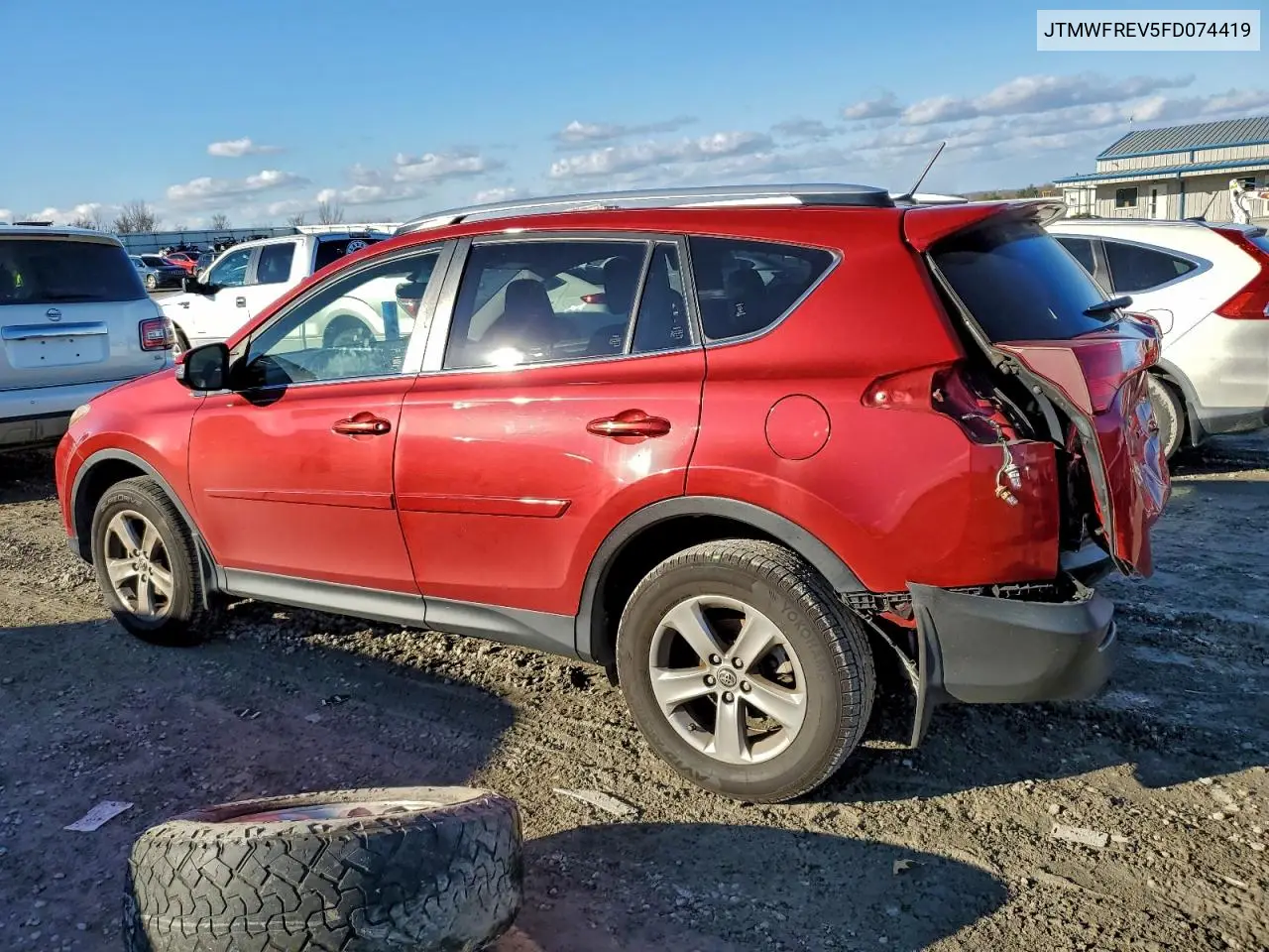 JTMWFREV5FD074419 2015 Toyota Rav4 Xle