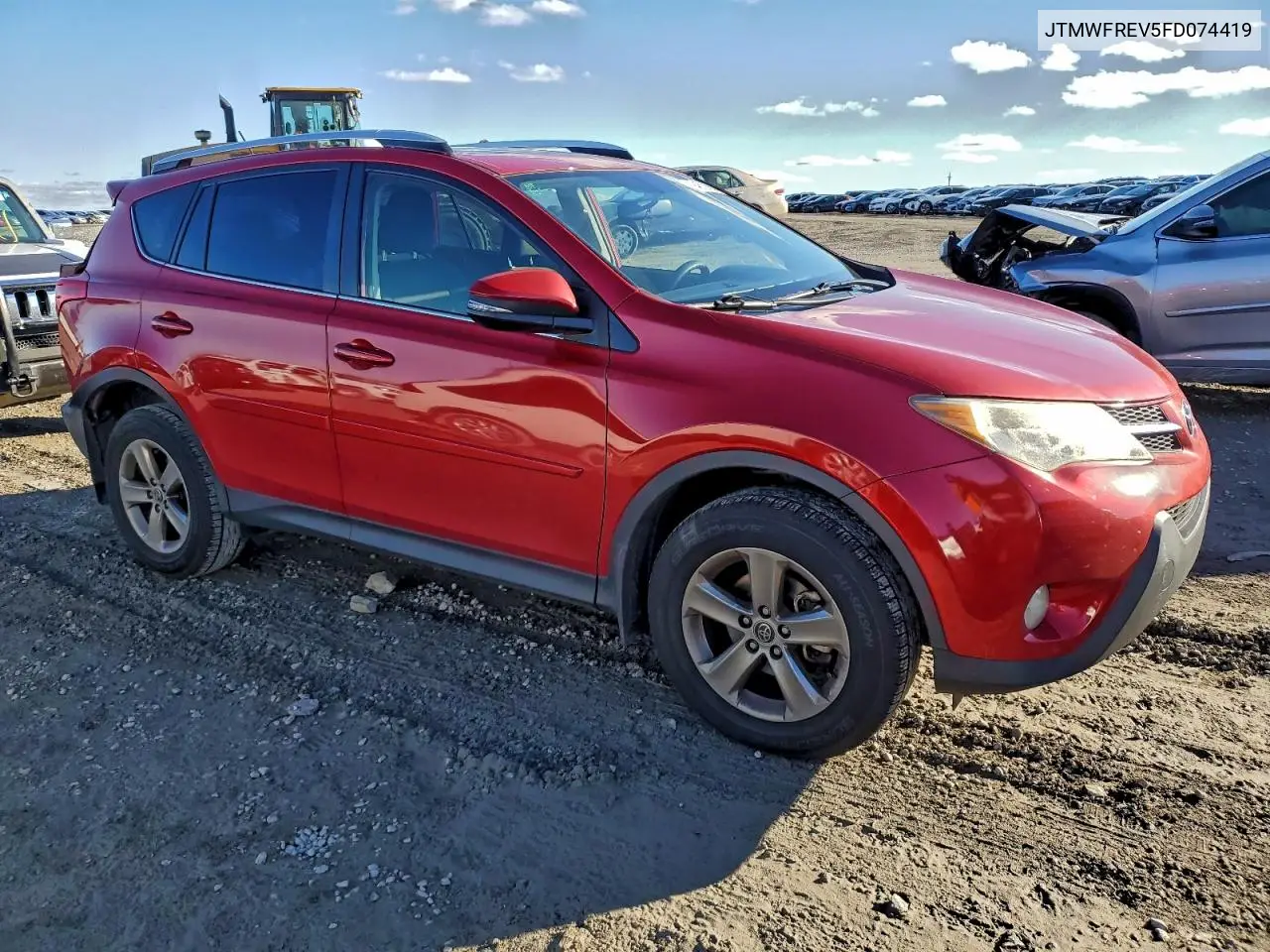 JTMWFREV5FD074419 2015 Toyota Rav4 Xle