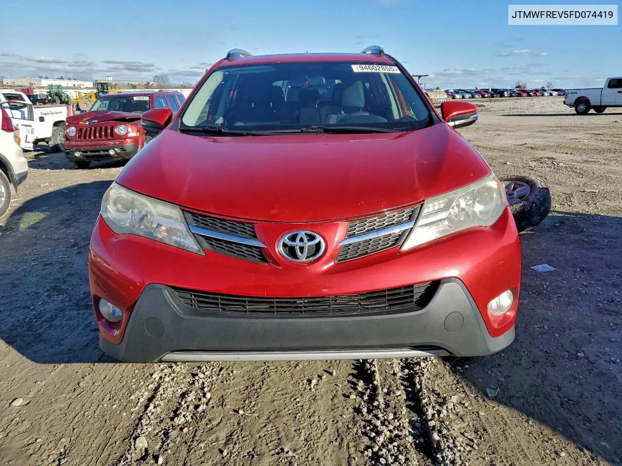 JTMWFREV5FD074419 2015 Toyota Rav4 Xle