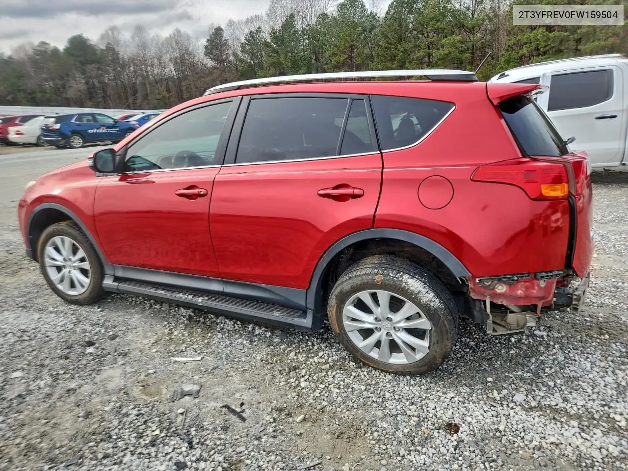 2T3YFREV0FW159504 2015 Toyota Rav4 Limited